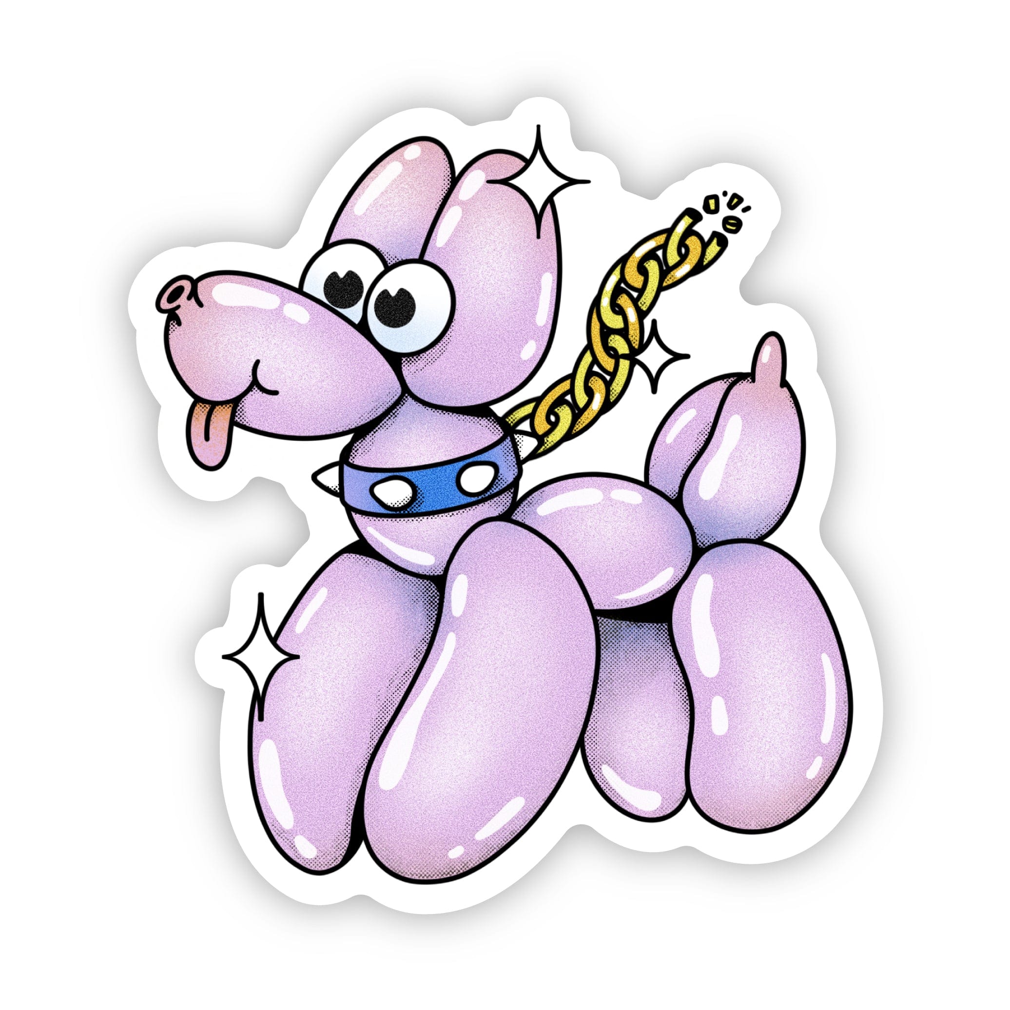  Blinged Out Hound Dog Balloon Sticker、mySite、ghnorth