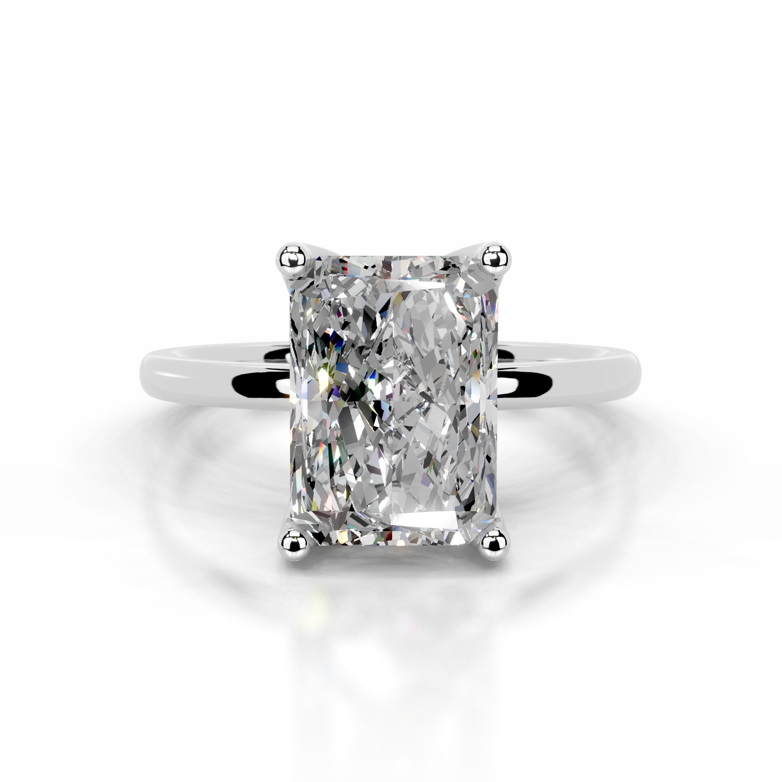 Phoenix Moissanite Ring - 14K White Gold、mySite、hinf8tx79
