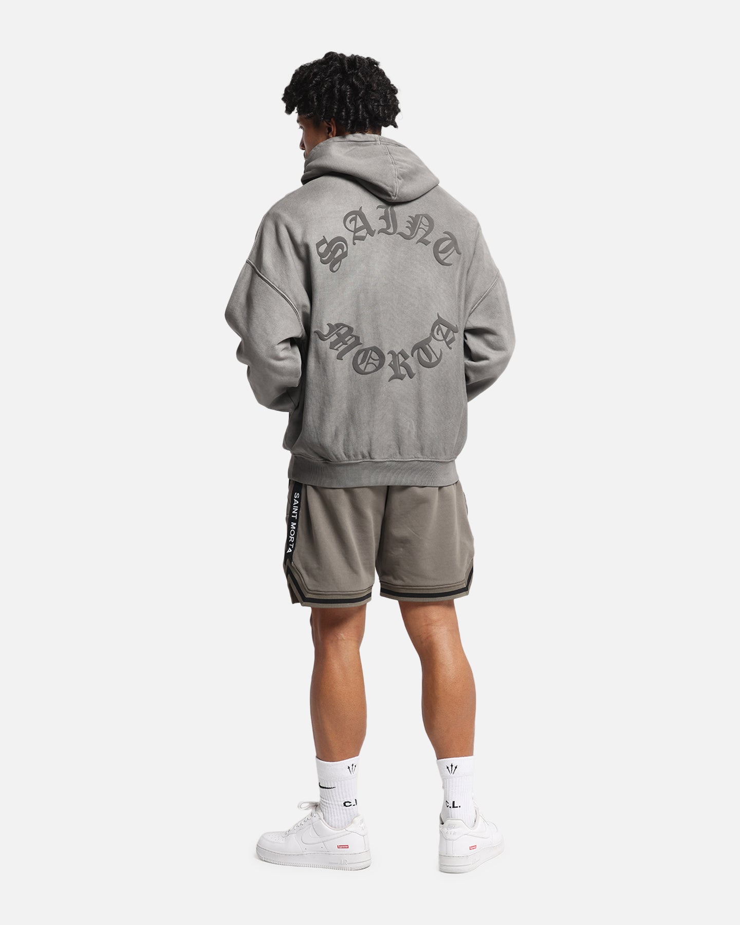 Saint Morta Mortal Boxy Hoodie Washed Charcoal、mySite、zt4zffjzw