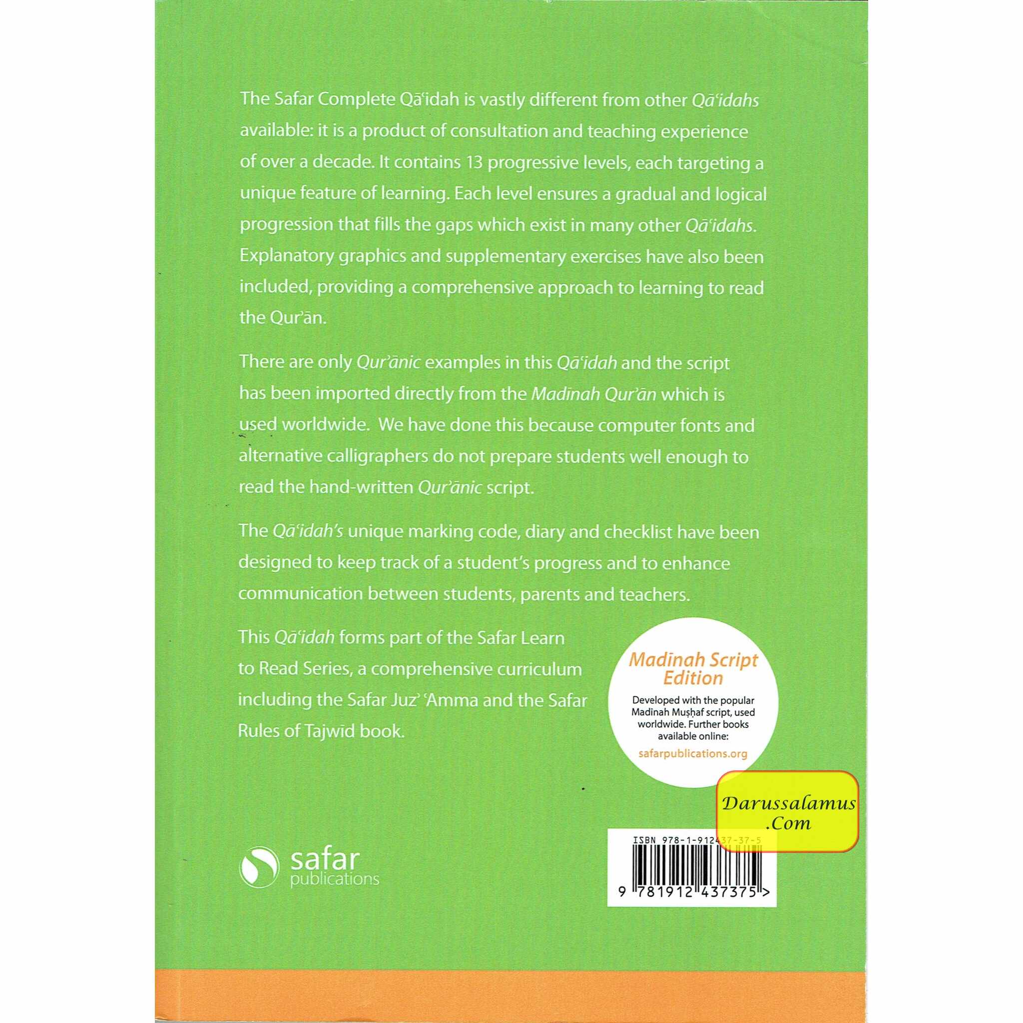 Complete Qa'idah: Safar Learn to Read Series (Madinah Script) By Shaykh Hasan Ali、mySite、topwebapps