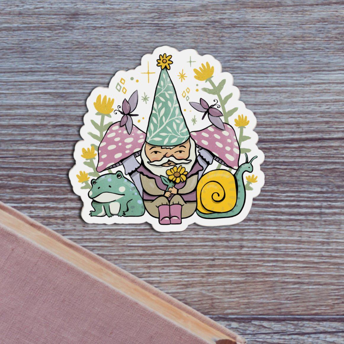  Elf and Frogs Fairytale Sticker、mySite、elrpsem3k