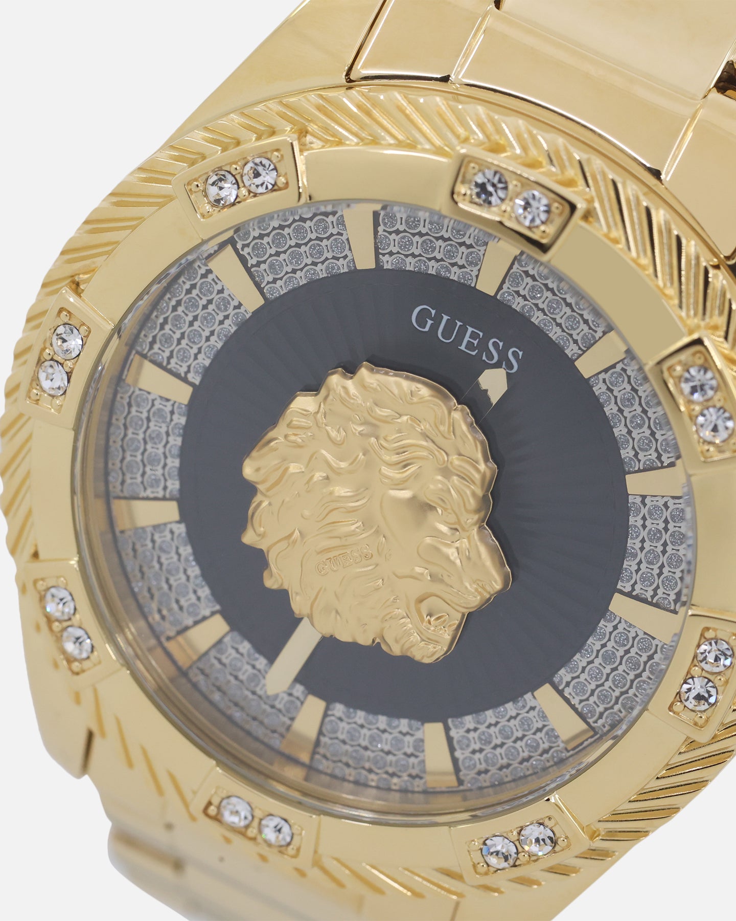 Guess Mainline Beast Crystal Bracelet Watch Gold、mySite、zt4zffjzw