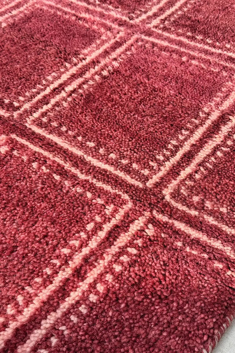 Boxstep Oushak Hand-Knotted Geometric Wool Rug、mySite、gigharbornorthrealestate
