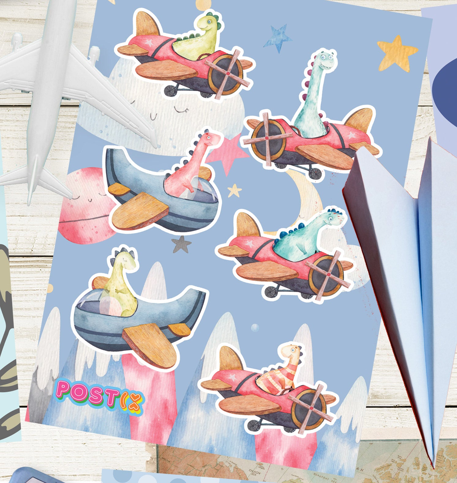  Dino-soar Pilots Sticker Sheet、mySite、ghnorth