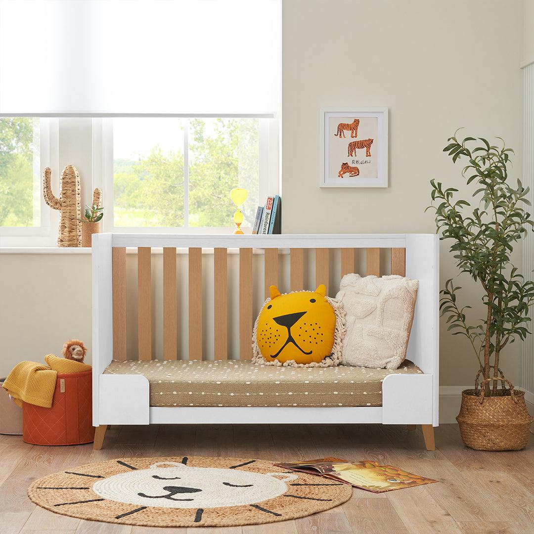  Tutti Bambini Fika Mini 3 Piece Room Set - White/Light Oak、mySite、merchandisen