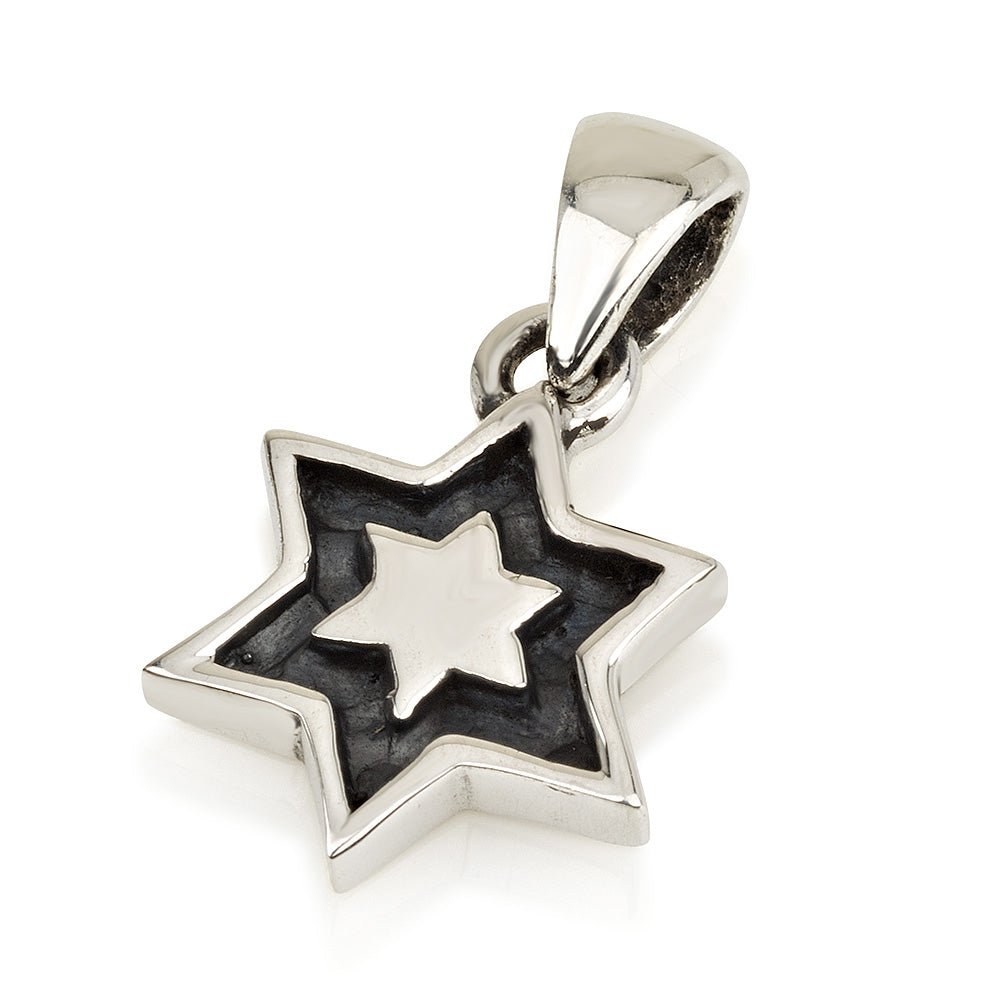  Star of David - Reversible Hamsa/Double Star 16 Necklace、mySite、elrpsem3k