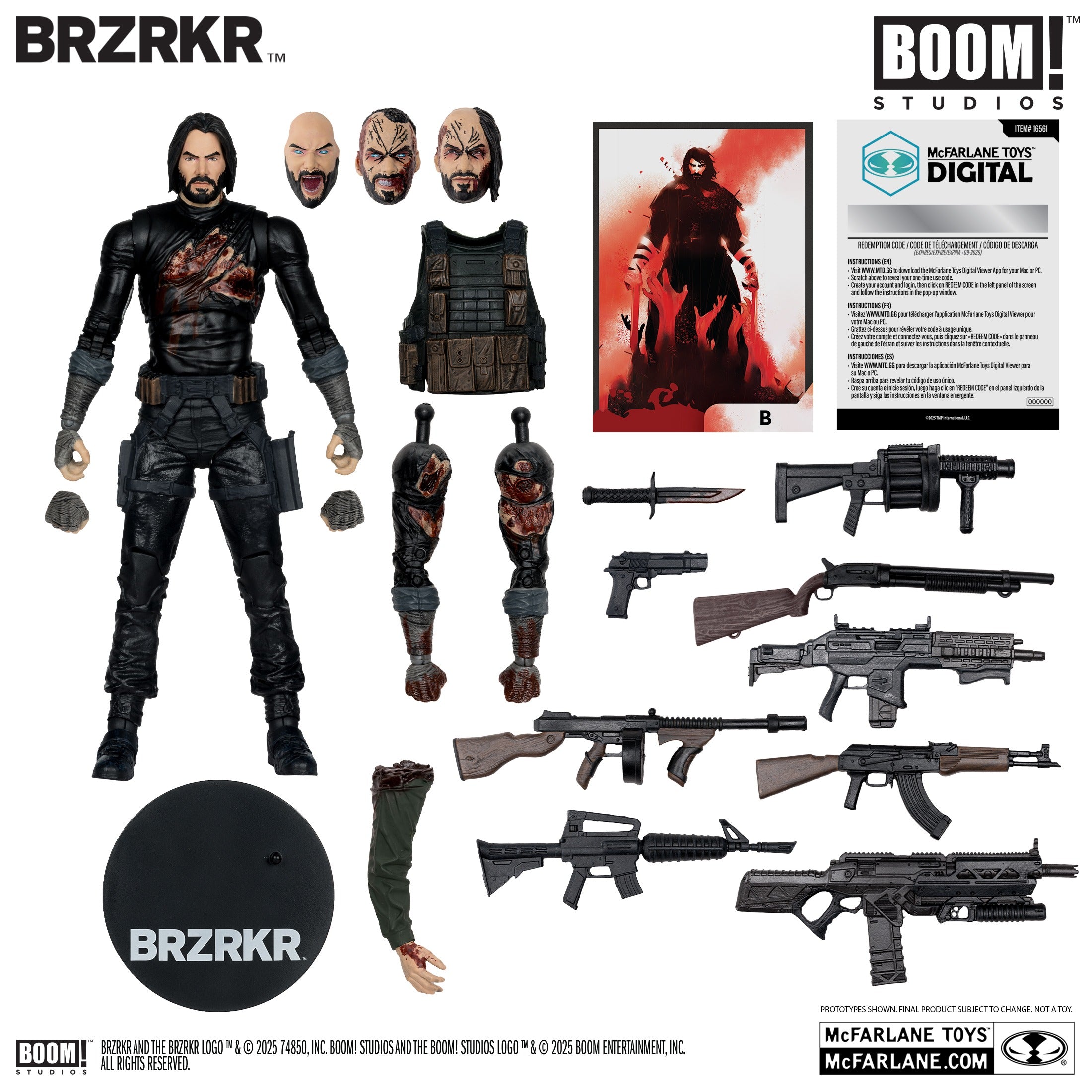 McFarlane Toys BRZRKR B with McFarlane Toys Digital Collectible、mySite、hgirdovlk