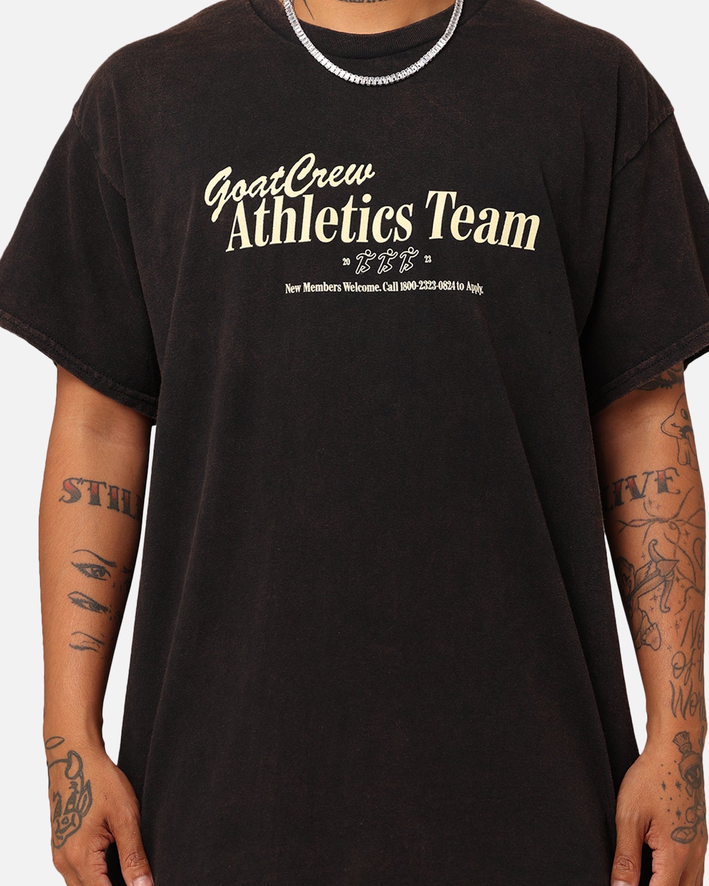 Goat Crew GC Athlete T-Shirt Washed Black、mySite、zt4zffjzw