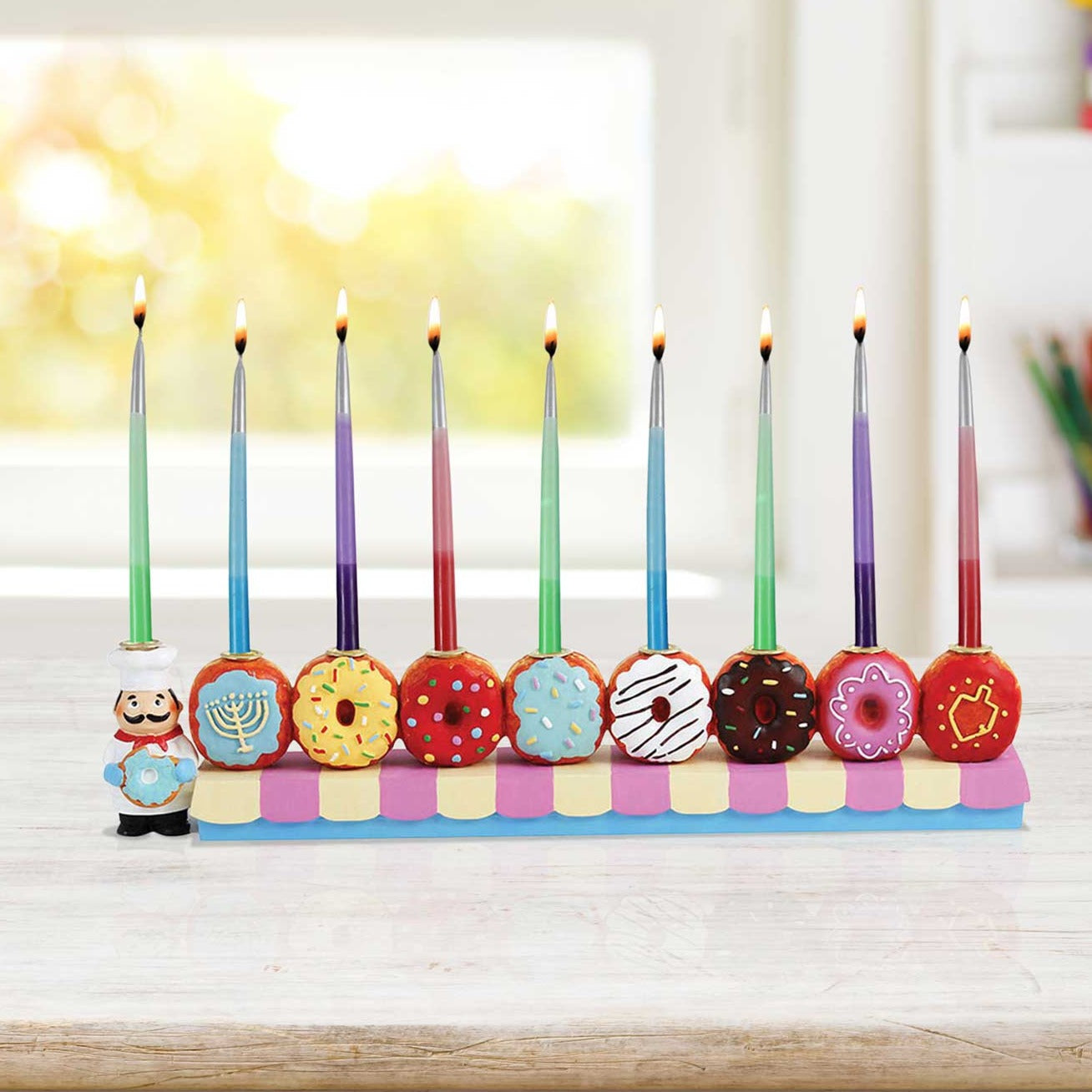 Donut Hand-Painted Menorah、mySite、topwebapps