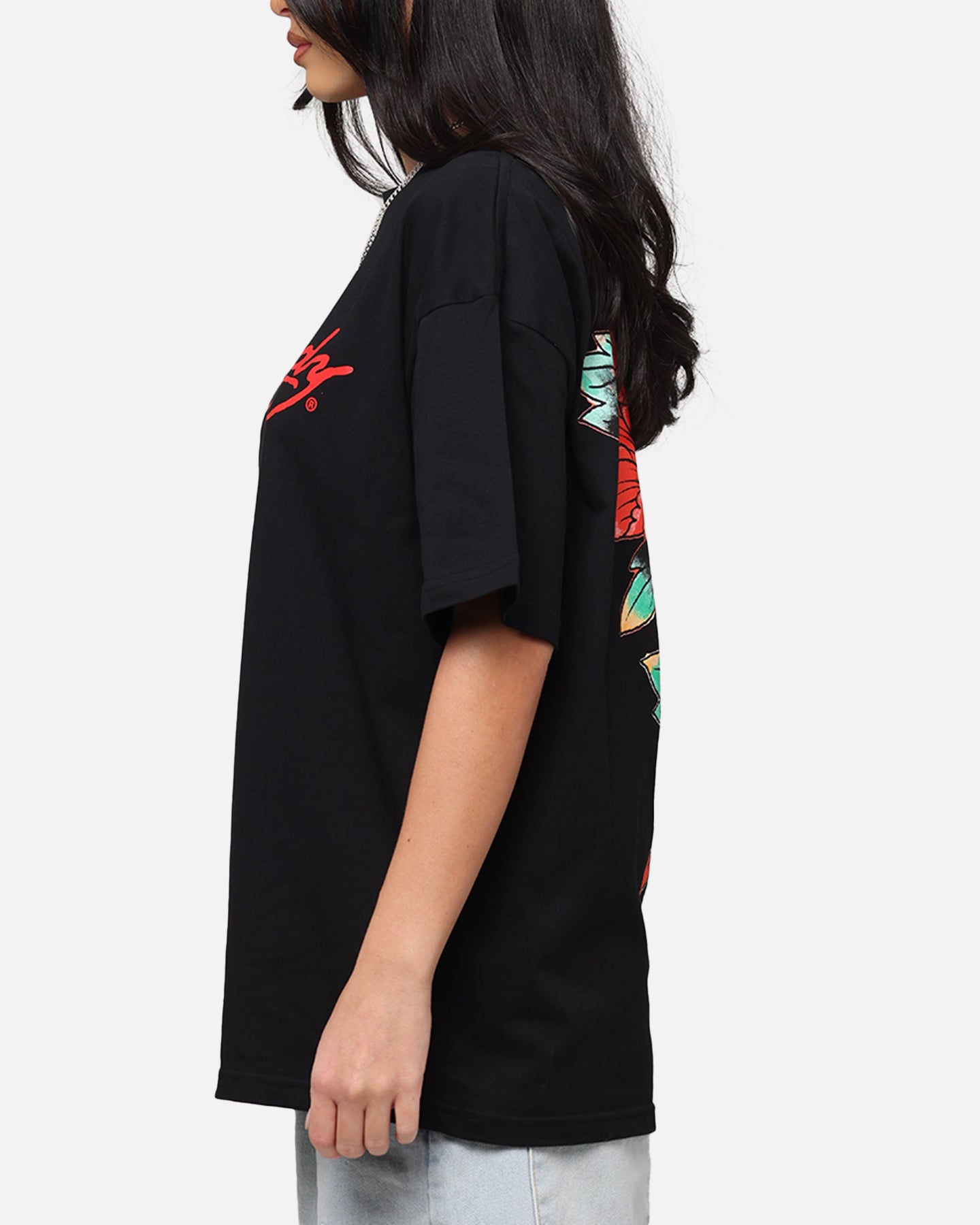 Ed Hardy Flourish Script T-Shirt Black、mySite、zt4zffjzw