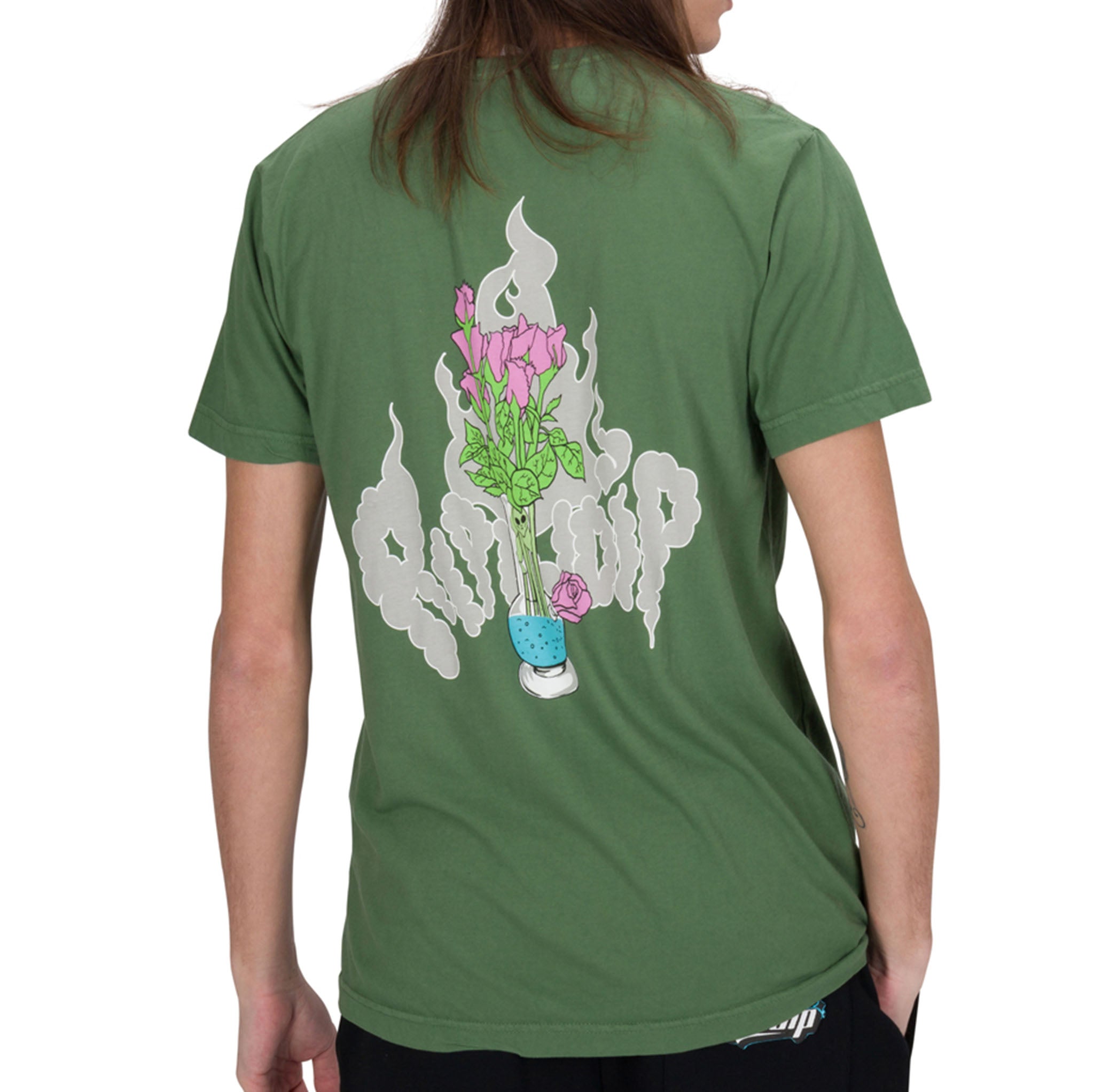  Flower Vase Tee (Olive)、mySite、merchandisen