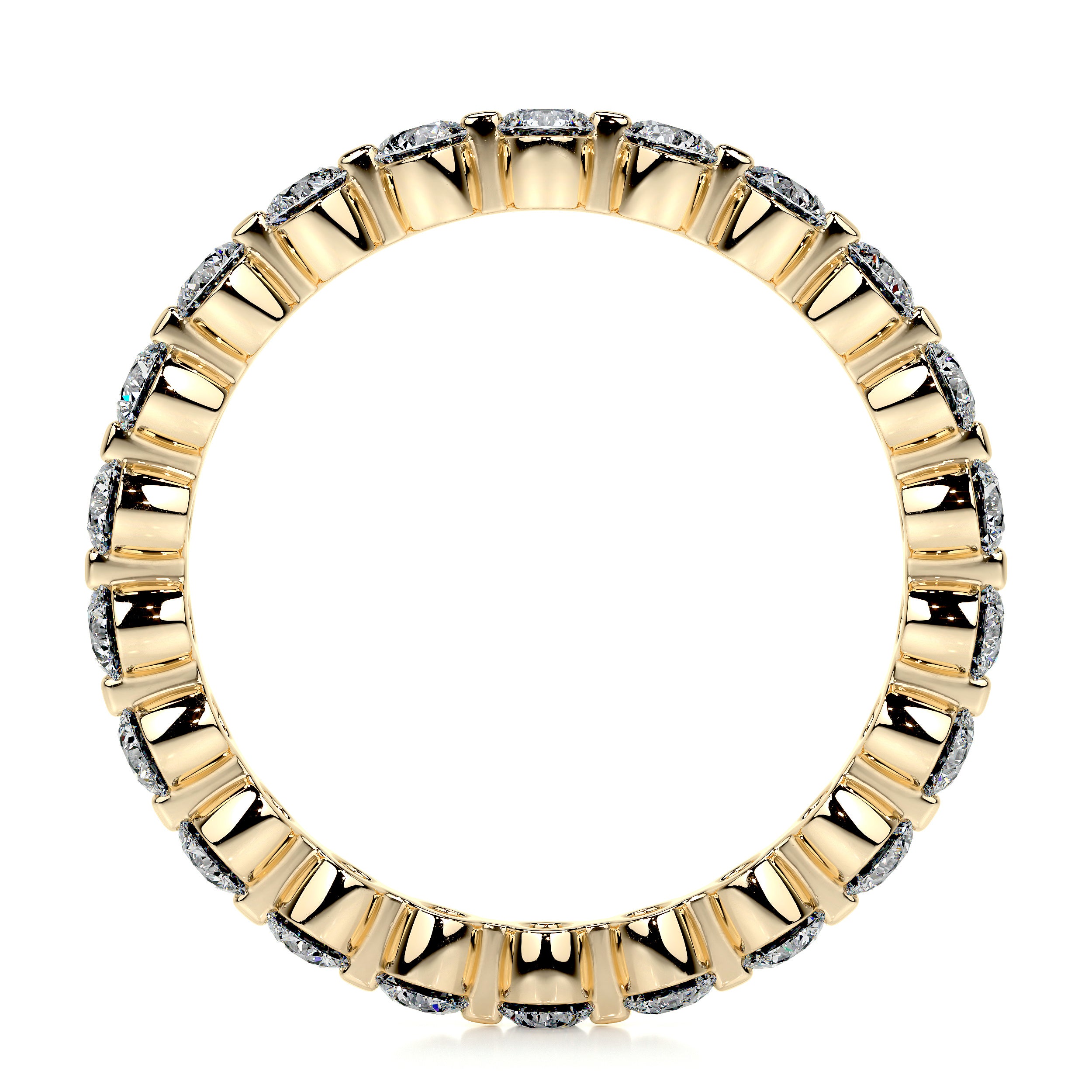 Josie Lab Grown Eternity Wedding Ring (1 Carat) -18K Yellow Gold、mySite、hinf8tx79