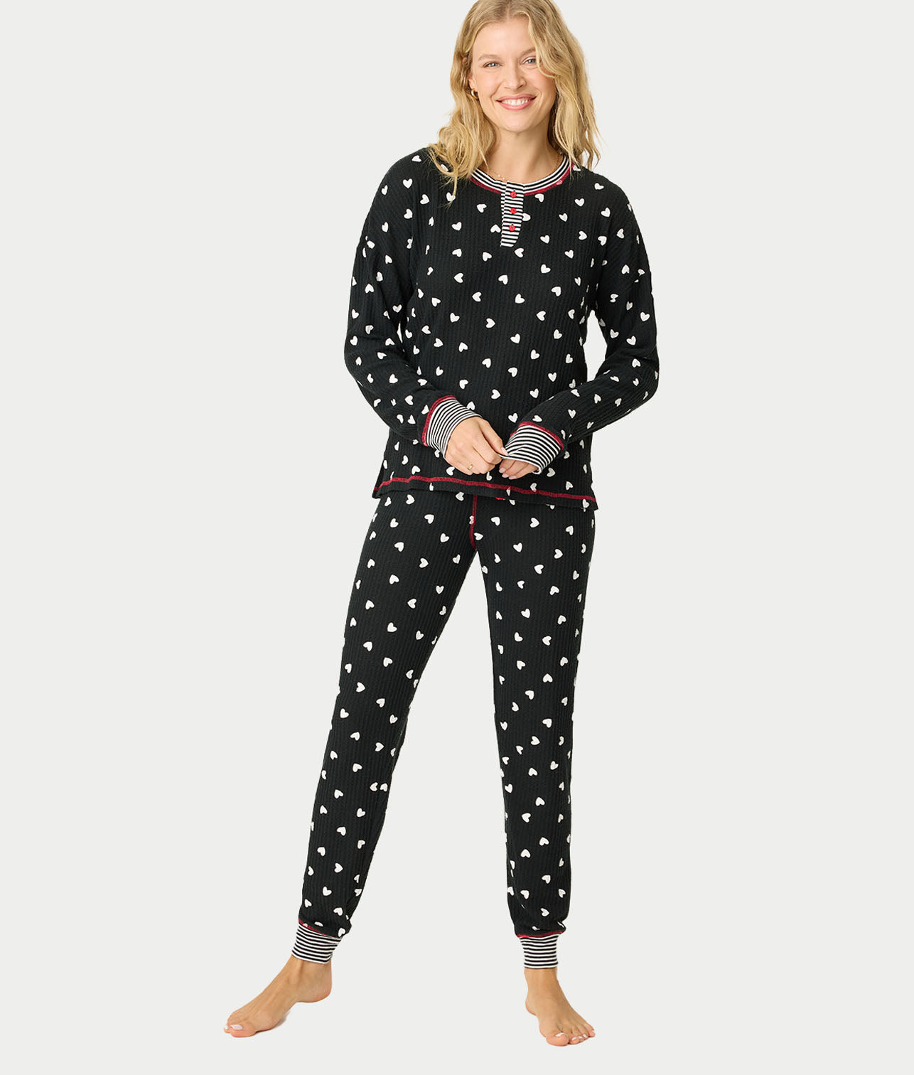  Ski Jammie Classic Knit Pajama Set、mySite、justintrudeaud