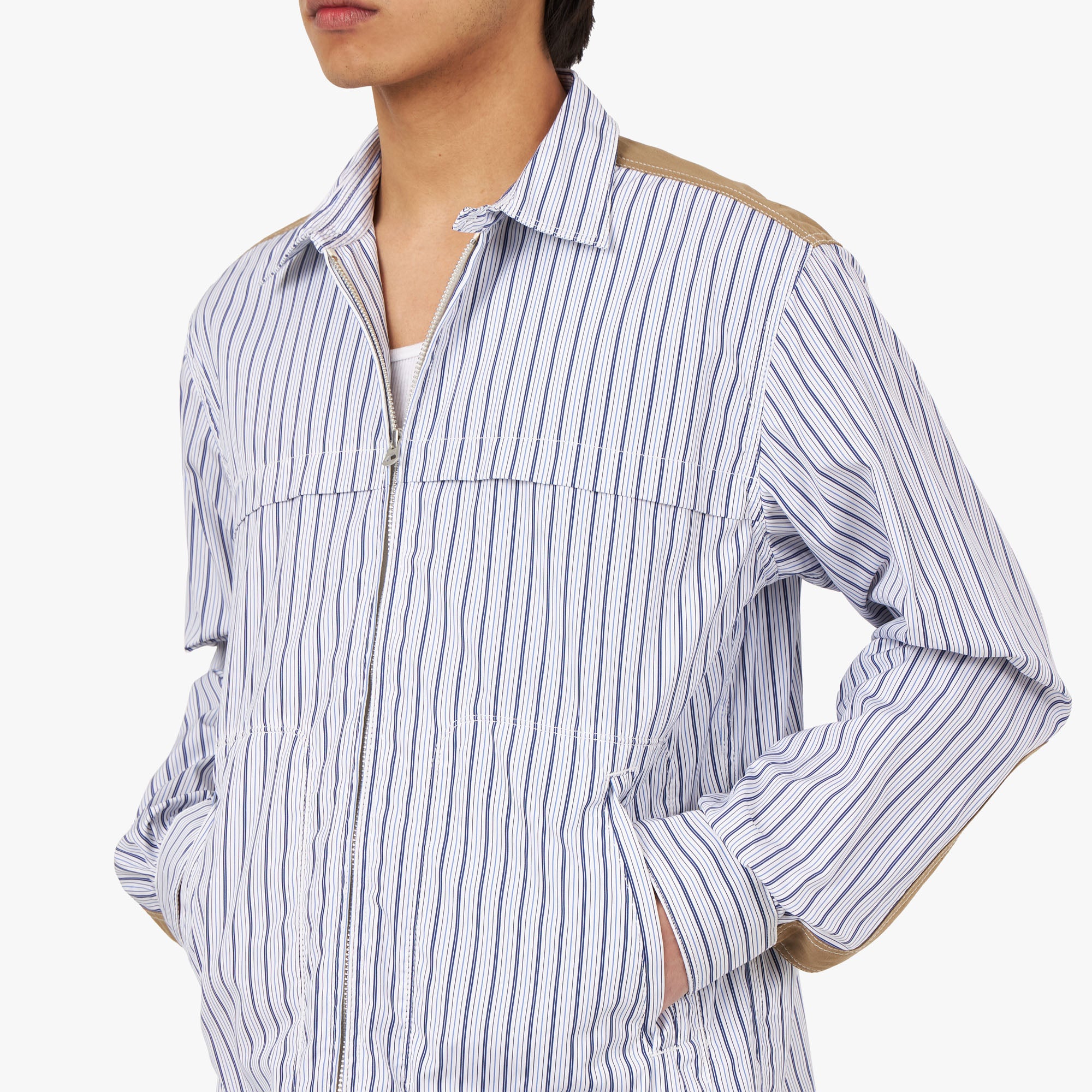  Junya Watanabe MAN Cotton Stripe Shirt White / Navy、mySite、merchandisen