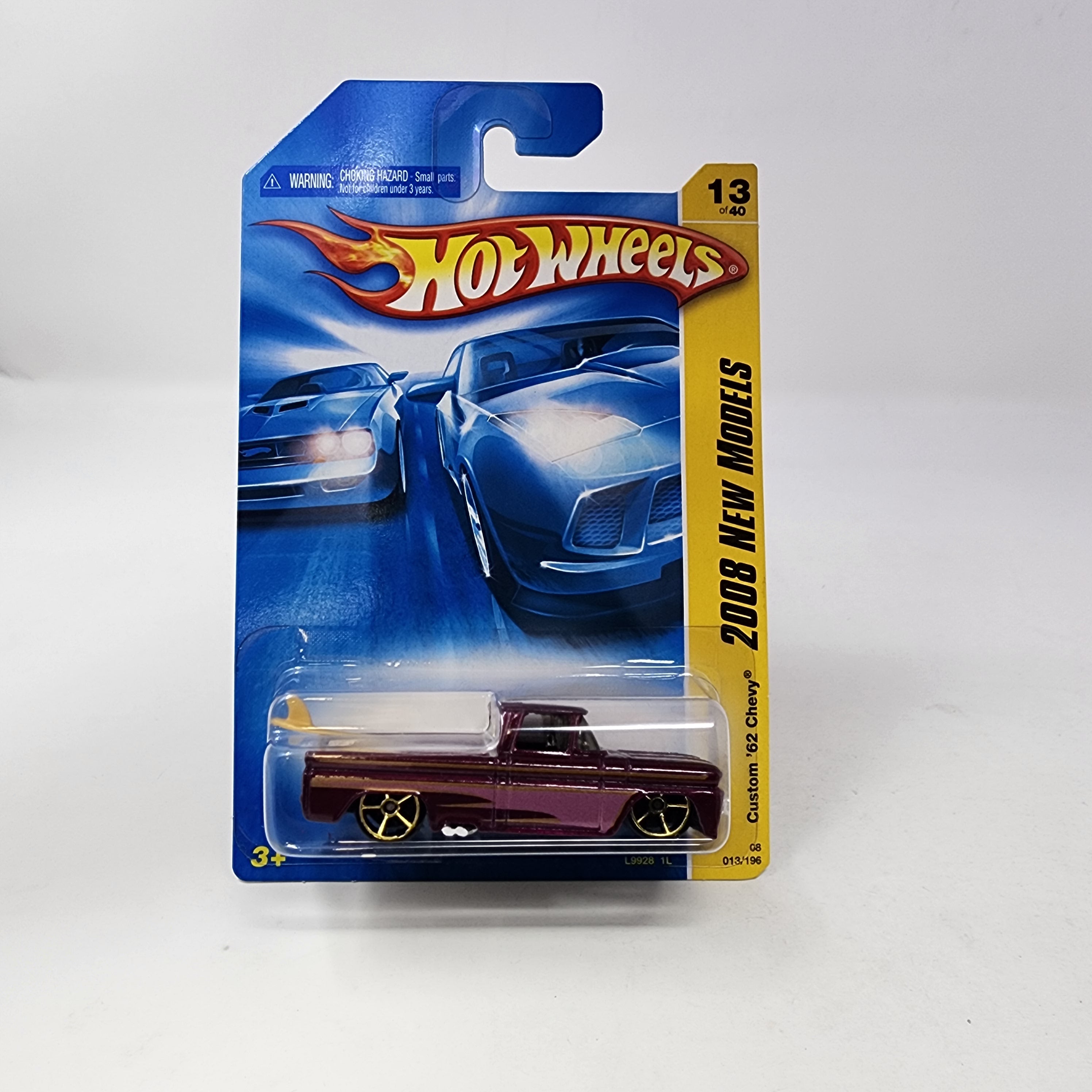 Custom '62 Chevy #13 * Burgundy * Hot Wheels 2008、mySite、hgirdovlk
