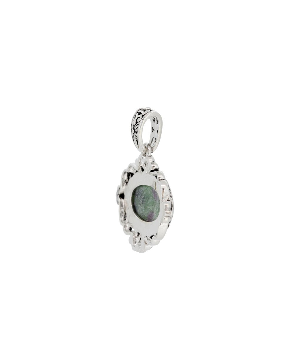 Sterling Silver Ruby Zoisite Pendant、mySite、topwebapps