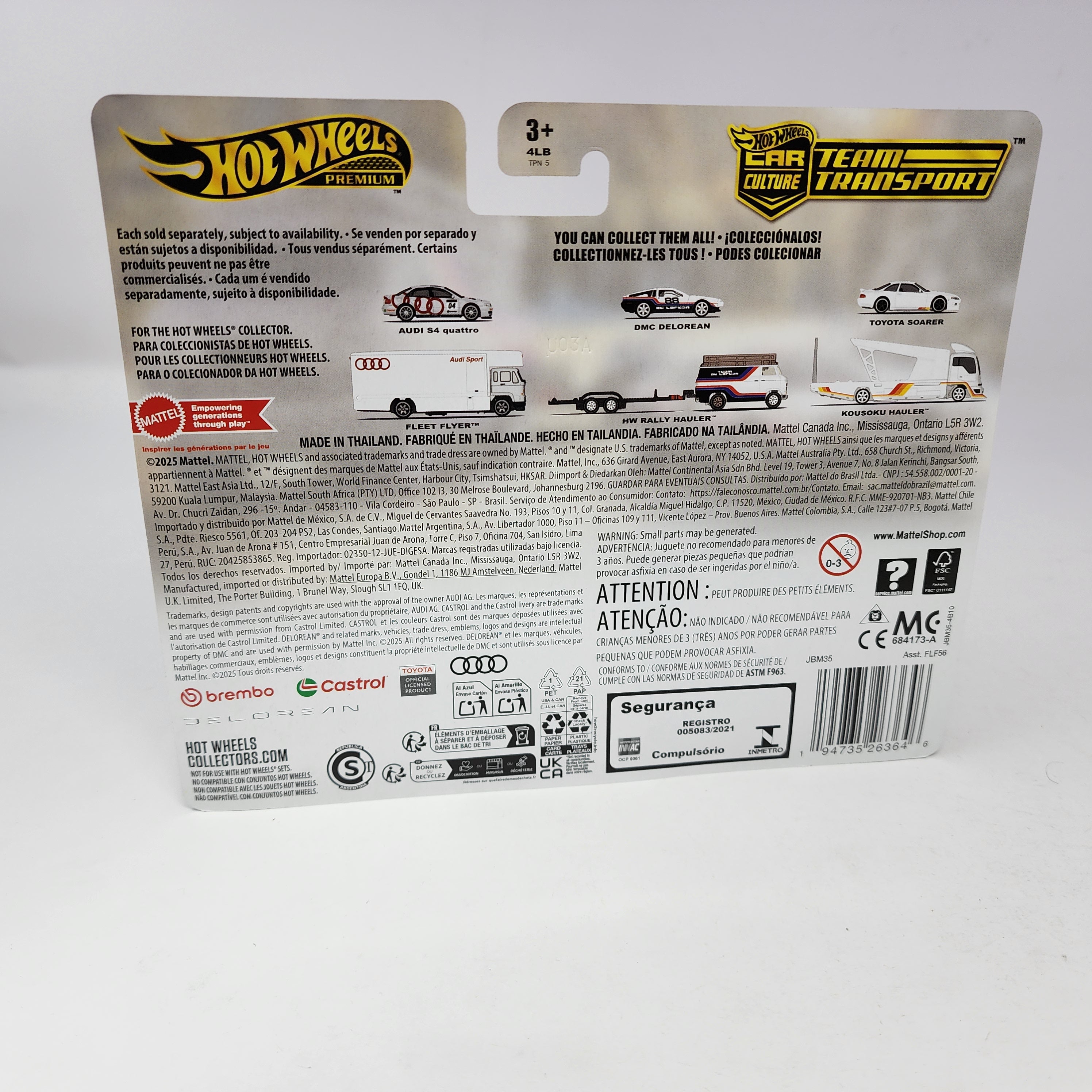 DMC Delorean & Rally Hauler * 2025 Hot Wheels Team Transport Case F、mySite、hgirdovlk