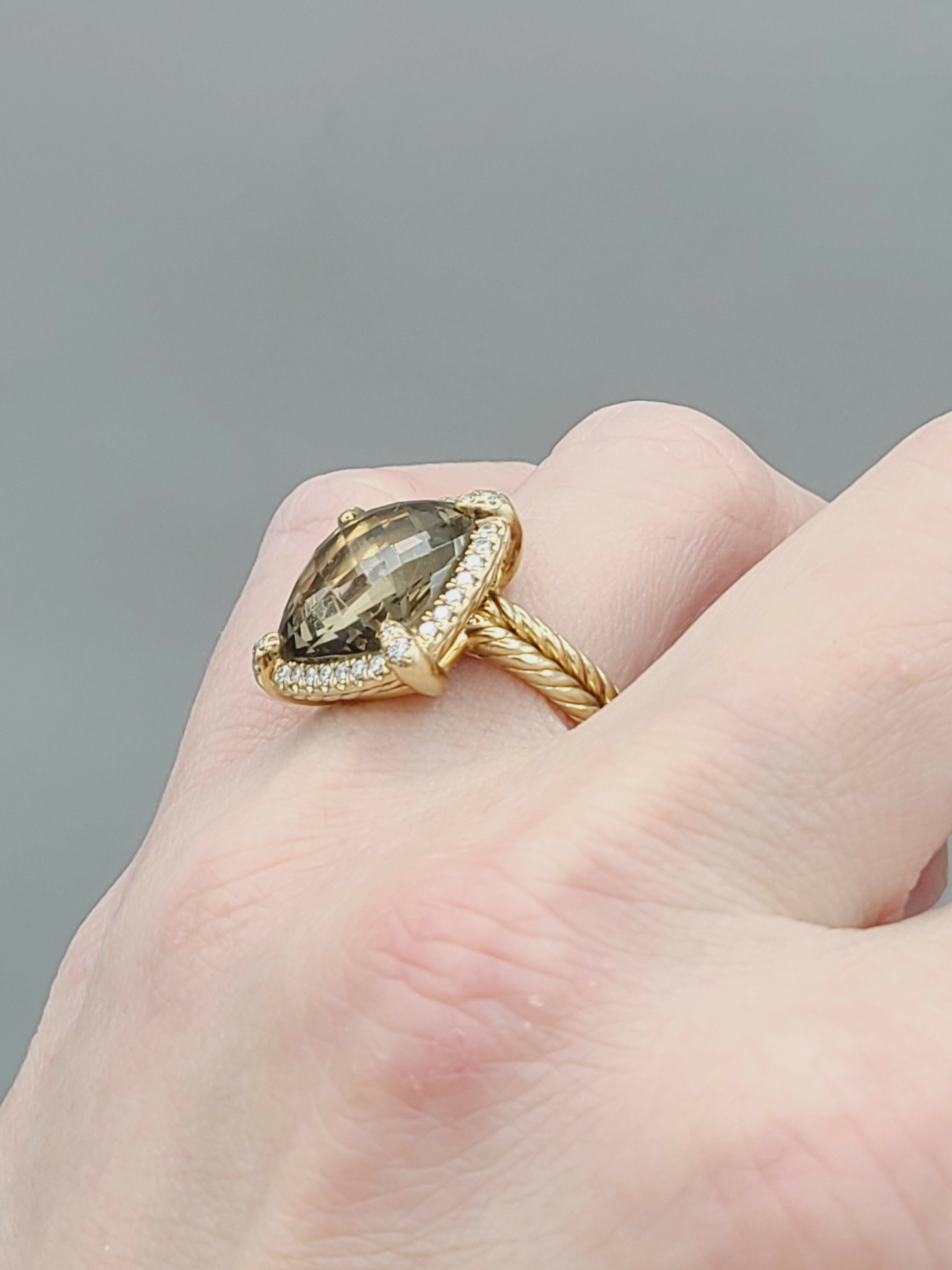 David Yurman Chatelaine Ring 鈥?Citrine, Diamonds & Gold、mySite、hinf8tx79