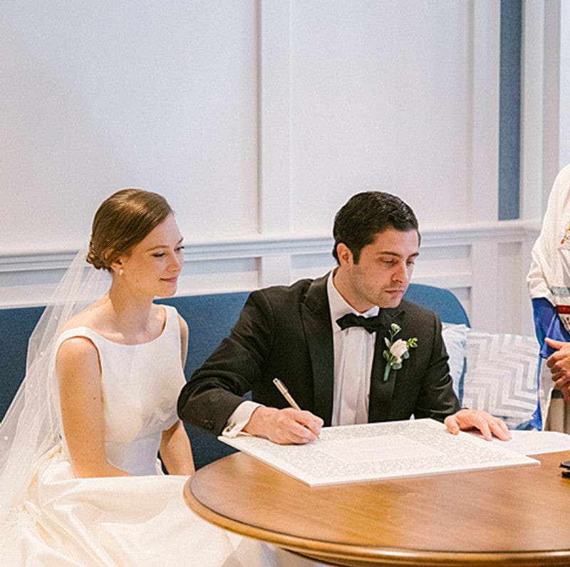 Flowery Lace Square Ketubah - (Choice of Colors)、mySite、topwebapps