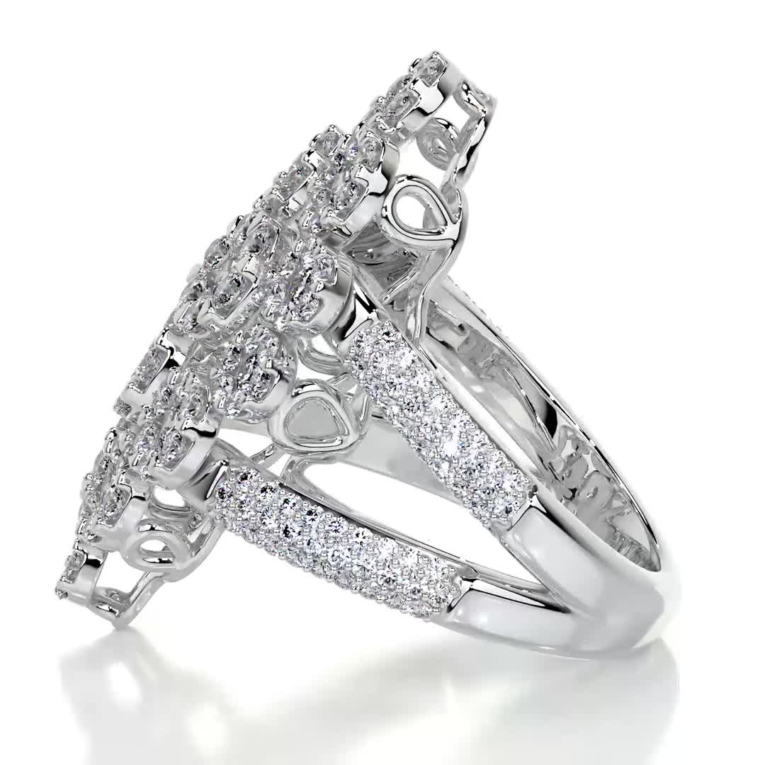 Noah Fashion Diamond Ring (2.36 Carat) -18K White Gold (RTS)、mySite、hinf8tx79