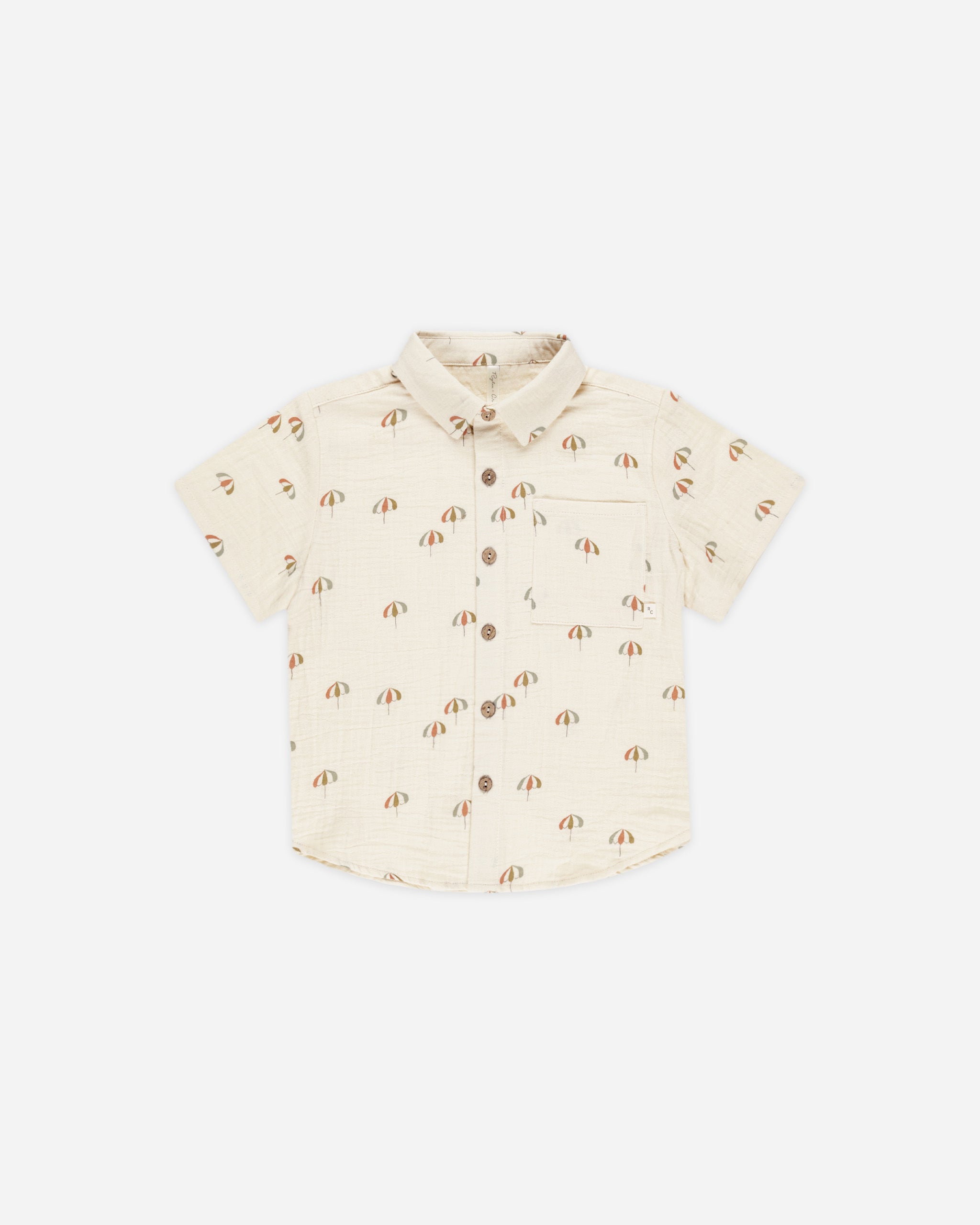  Collared Short Sleeve Shirt || Umbrellas、mySite、layawaytickets