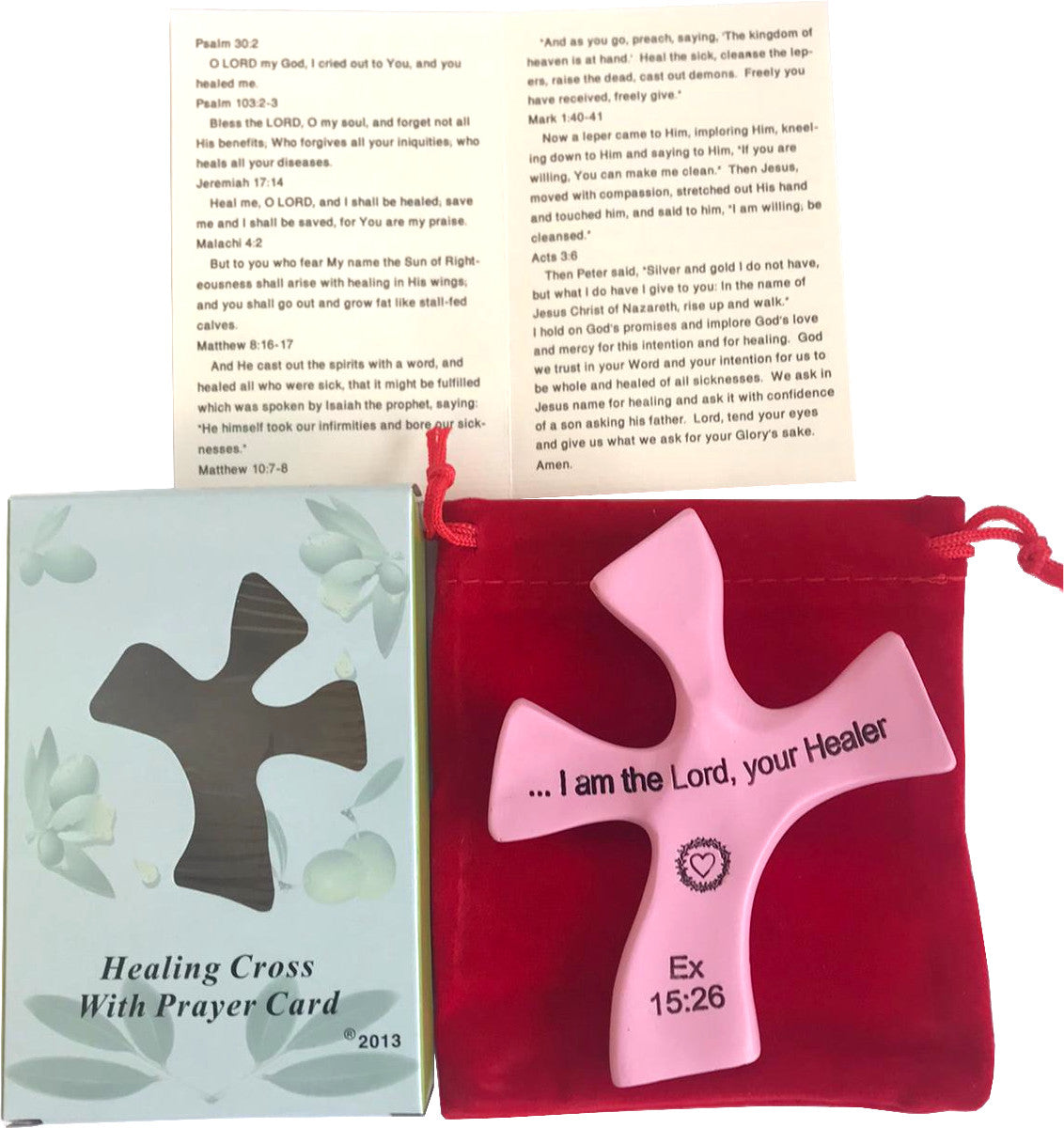  Resin Healing Cross - complete with Prayers and Certificate (4.5 x 3.6 In) �� sits in hand perfectly. Healing Cross Trademark、mySite、elrpsem3k