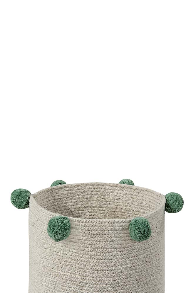 STORAGE BASKET BUBBLY NATURAL - GREEN、mySite、gigharbornorthrealestate