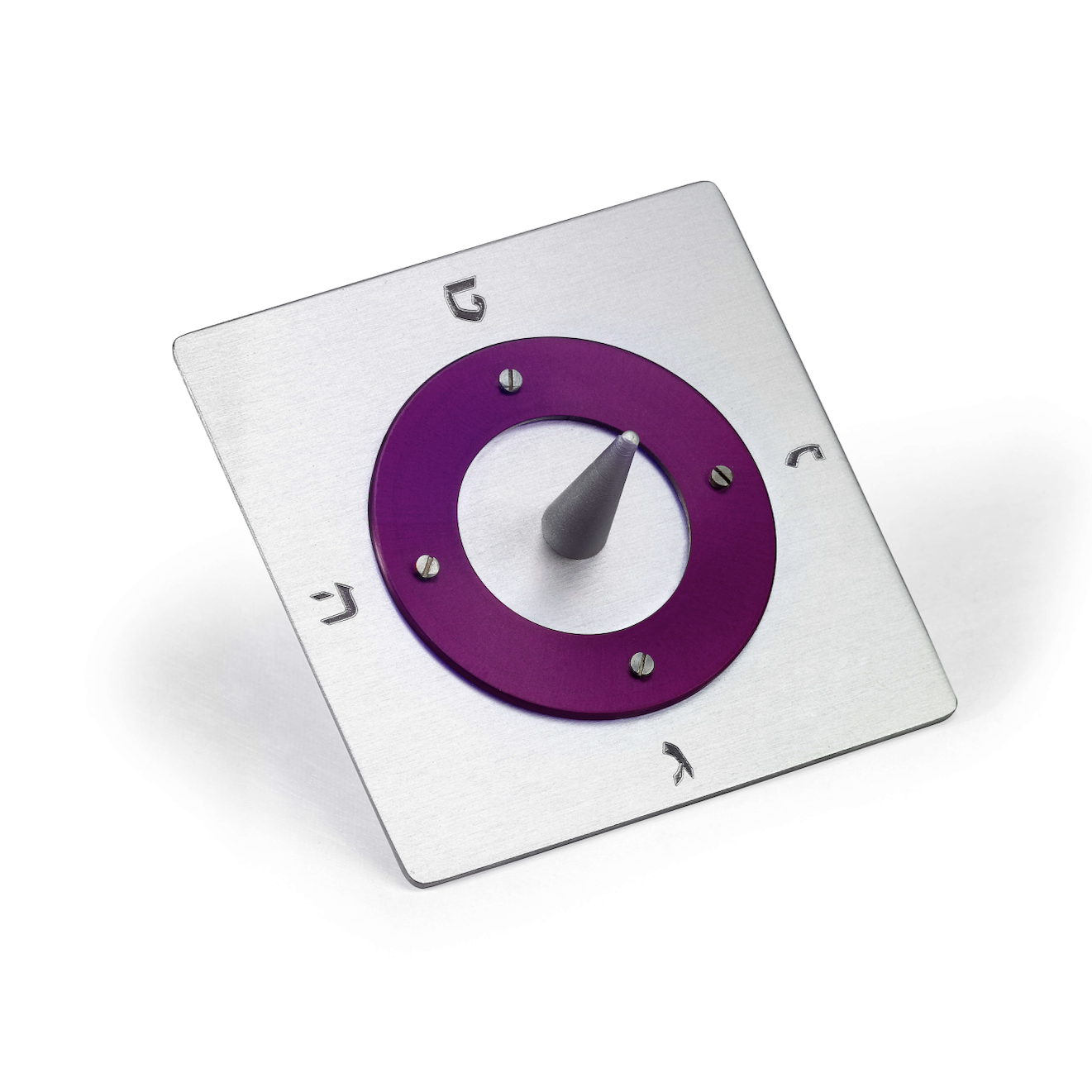 Purple Square Saturn Dreidel by Laura Cowan、mySite、topwebapps