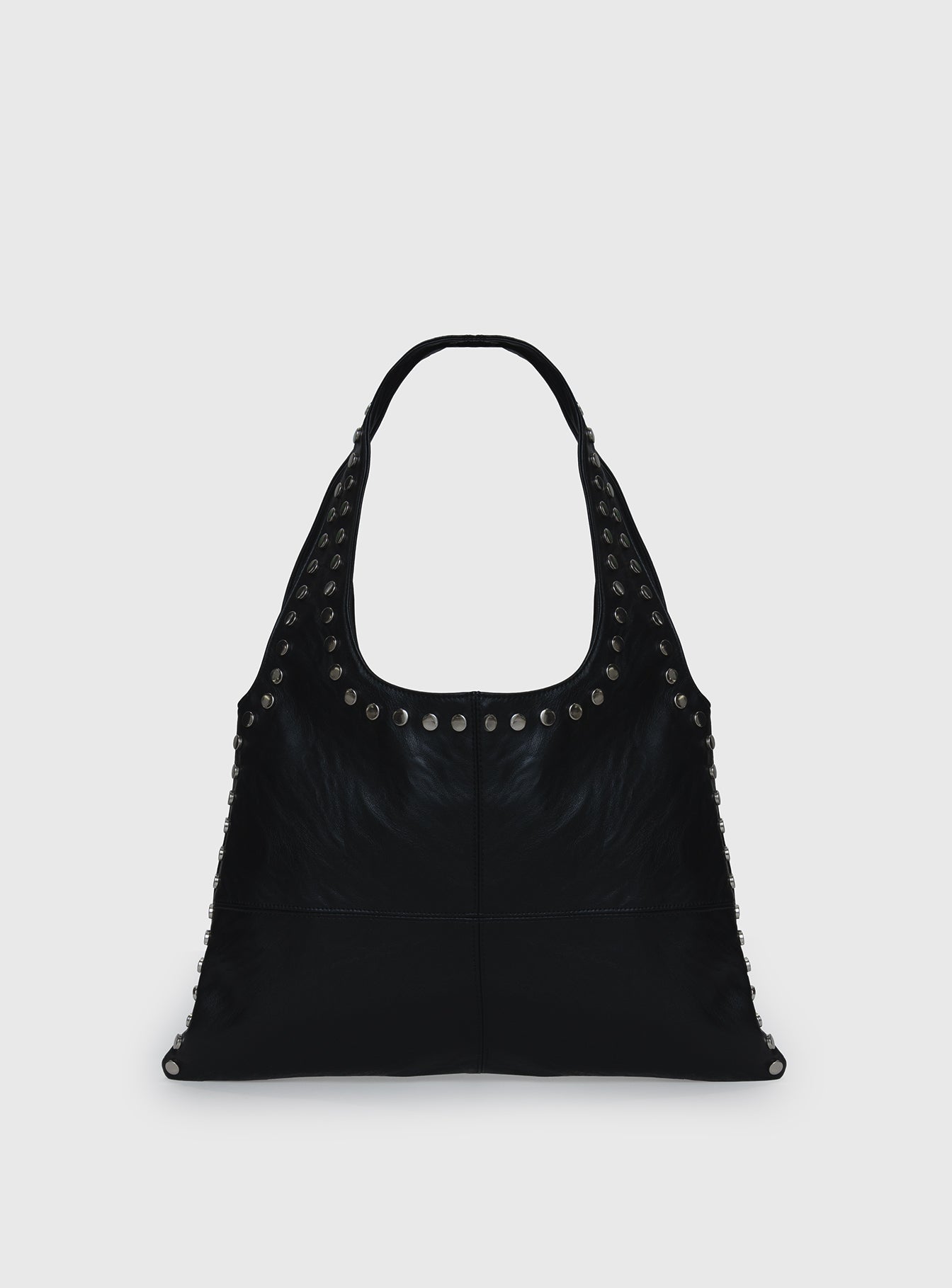 Tell The Truth Studded Bag Black / Silver、mySite、solidvoid