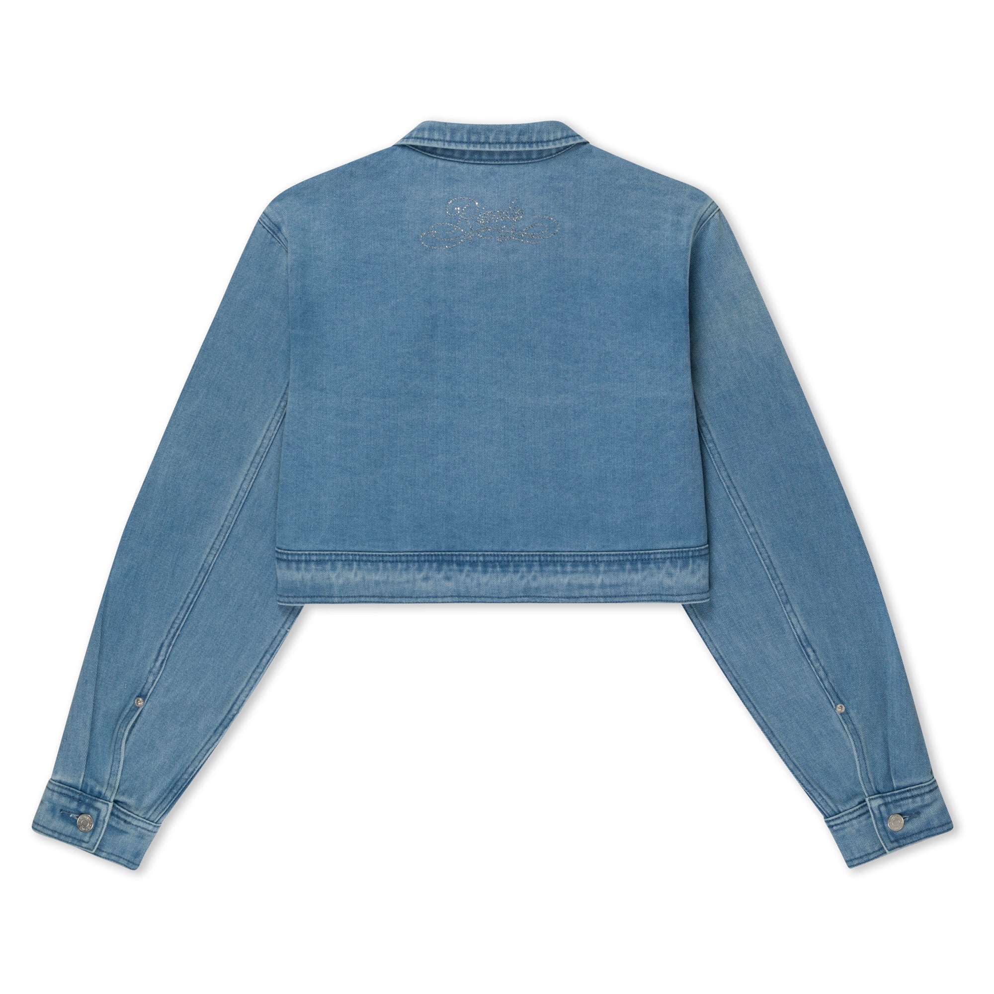  Hyaena Cropped Denim Jacket (Medium Wash)、mySite、merchandisen
