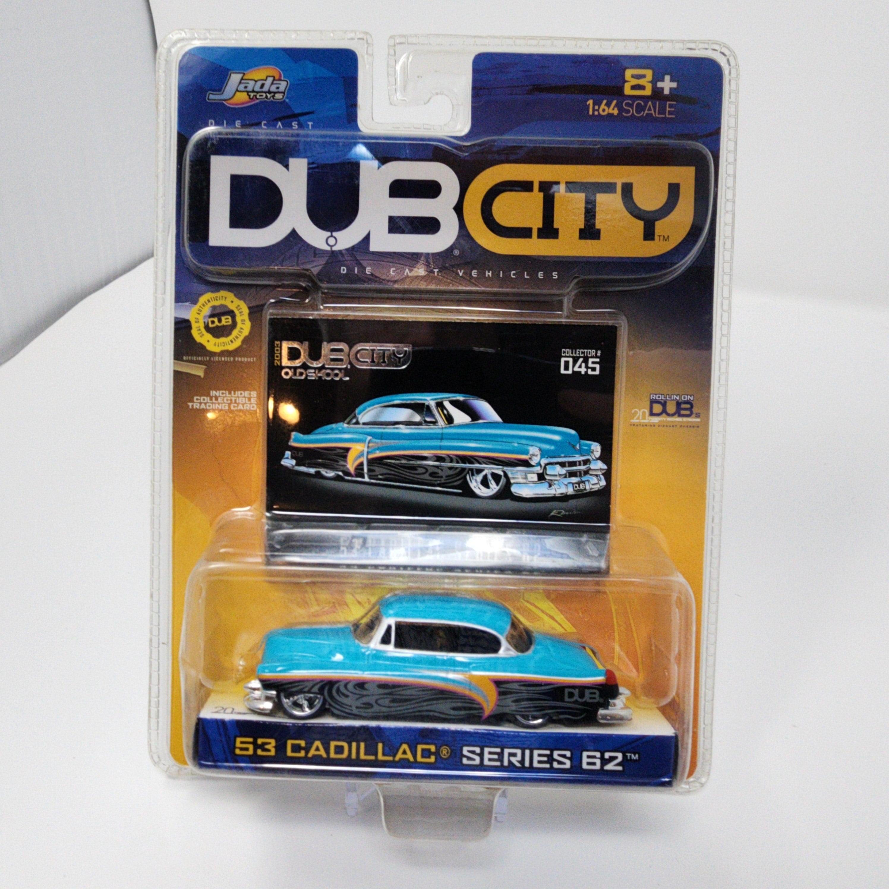 1953 Cadillac Series 62 * Blue/Black * Jada Toys 1:64 Scale Dub City Oldskool、mySite、hgirdovlk