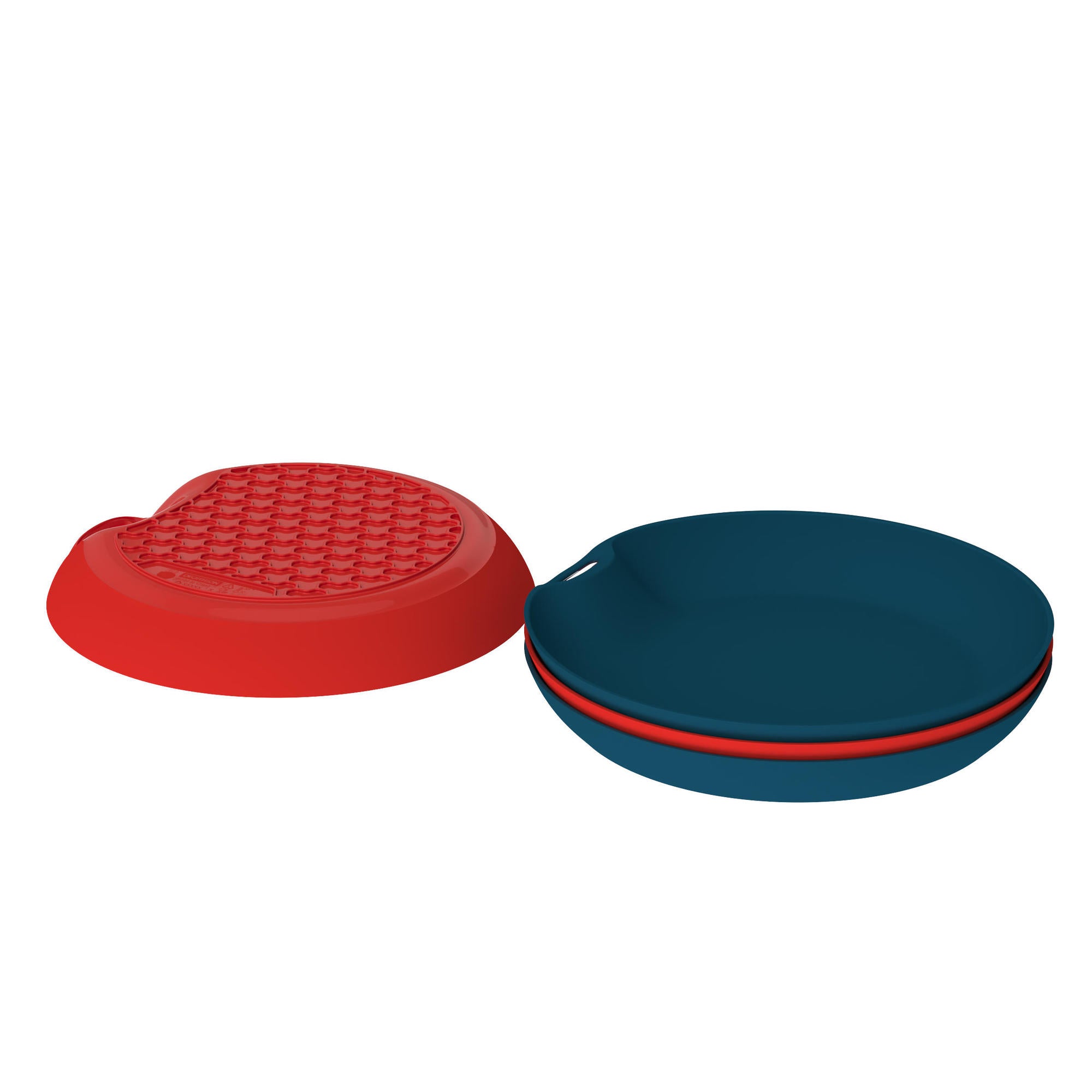 Quechua Non-Stick Stainless Steel 4-Person 24-Piece Camp Cookset 3.5 L