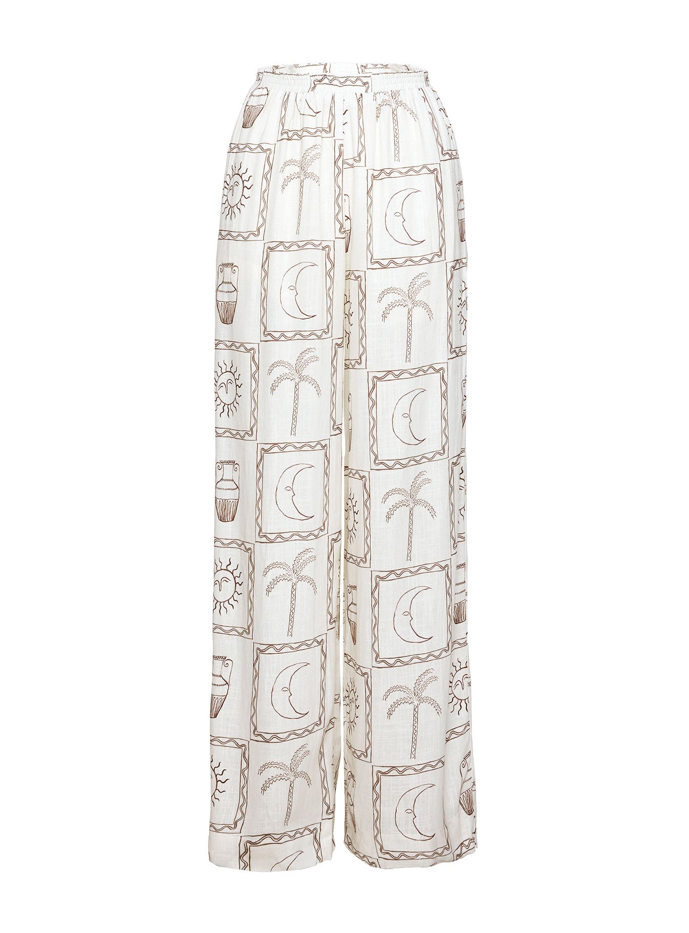 Sun Dream Pants Cream / Multi、mySite、solidvoid