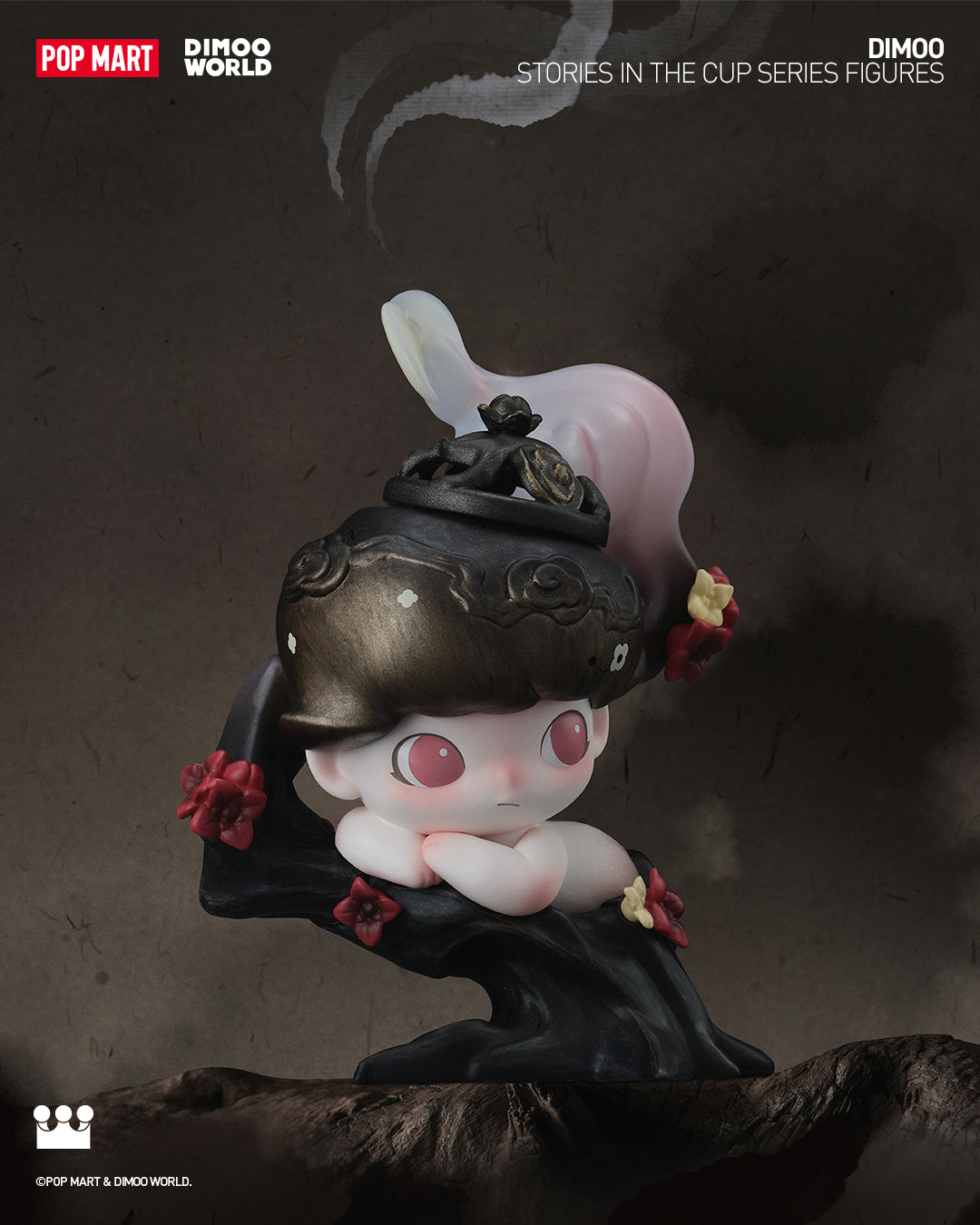  POP MART DIMOO Stories in the Cup Series Figures、mySite、greenlandpopulation