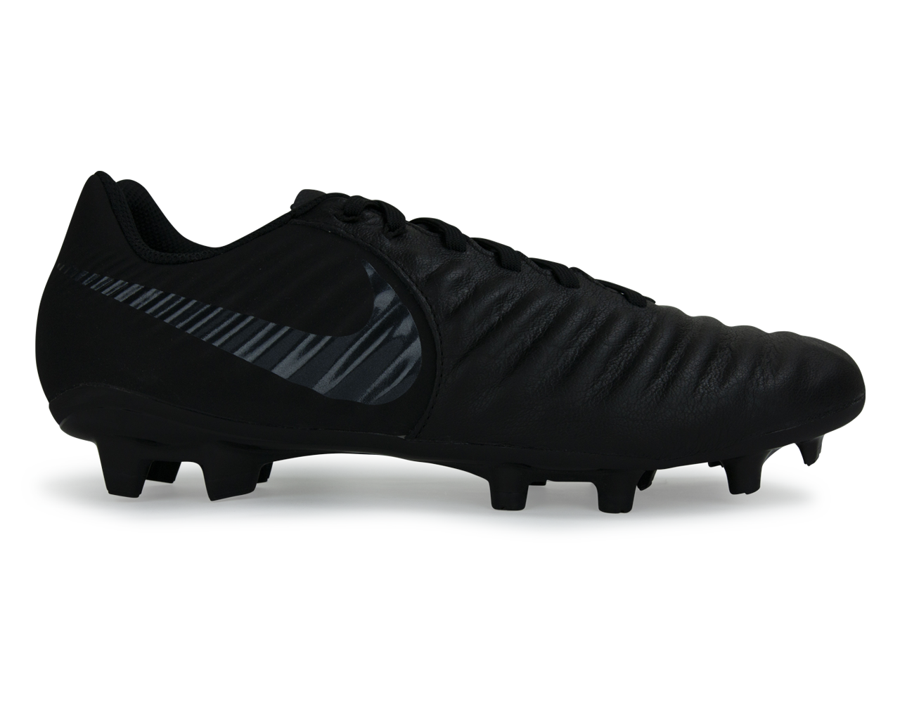 Nike Men's Tiempo 7 Academy FG Black/Black、mySite、noshort