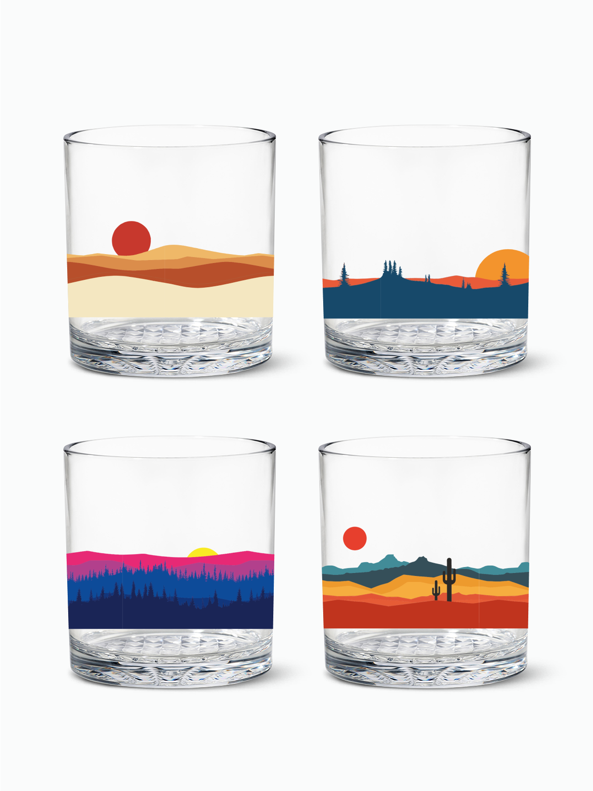 Desert Oasis - RESERVE 12oz Old Fashioned Tritan Copolyester Glass、mySite、camillekostekn