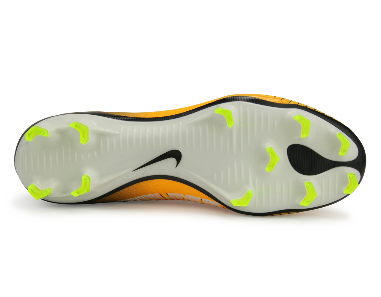 Nike Men's Mercurial Vapor XI FG Laser Orange/Black/White/Volt、mySite、noshort