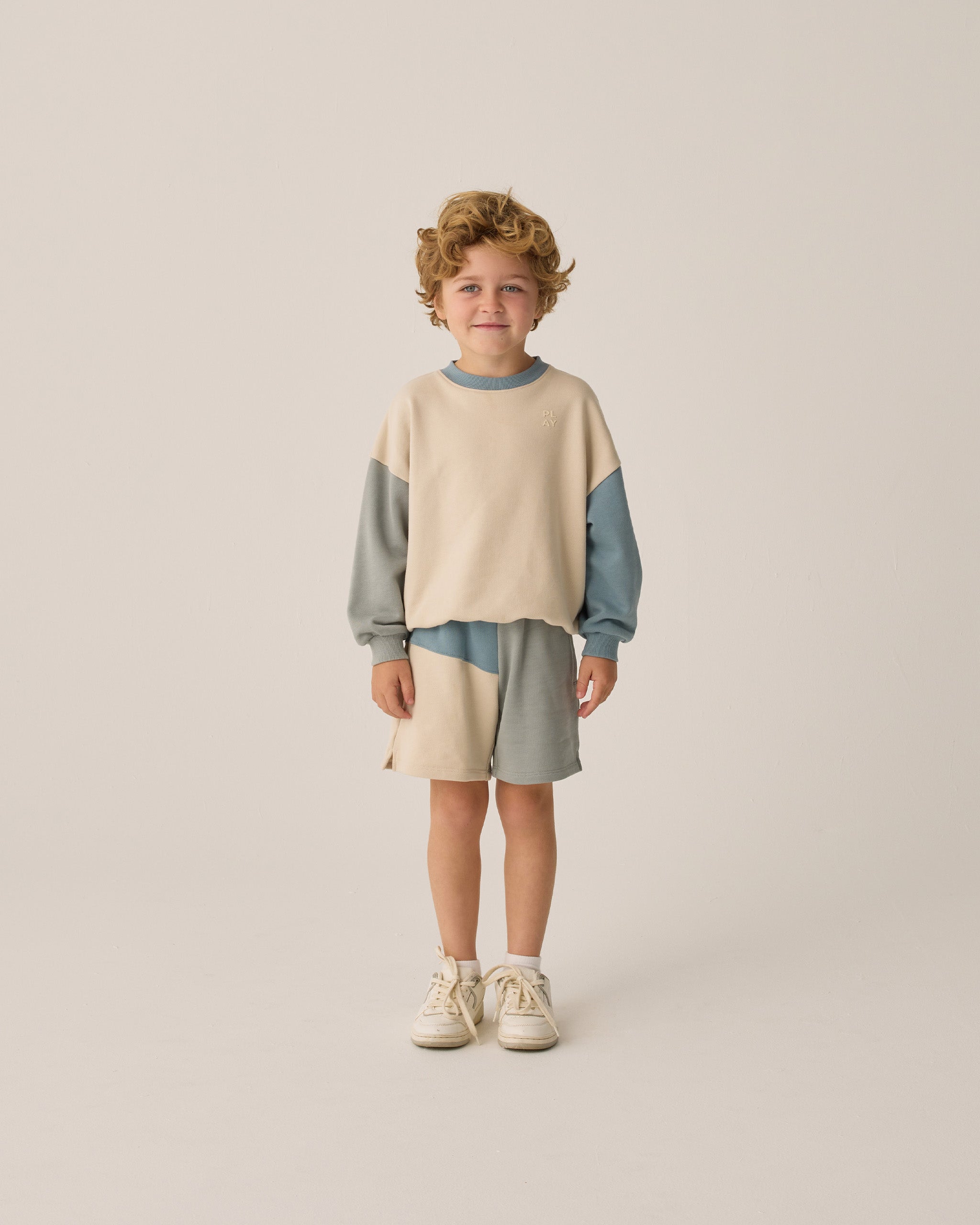  Relaxed Sweatshirt || Color Block、mySite、layawaytickets