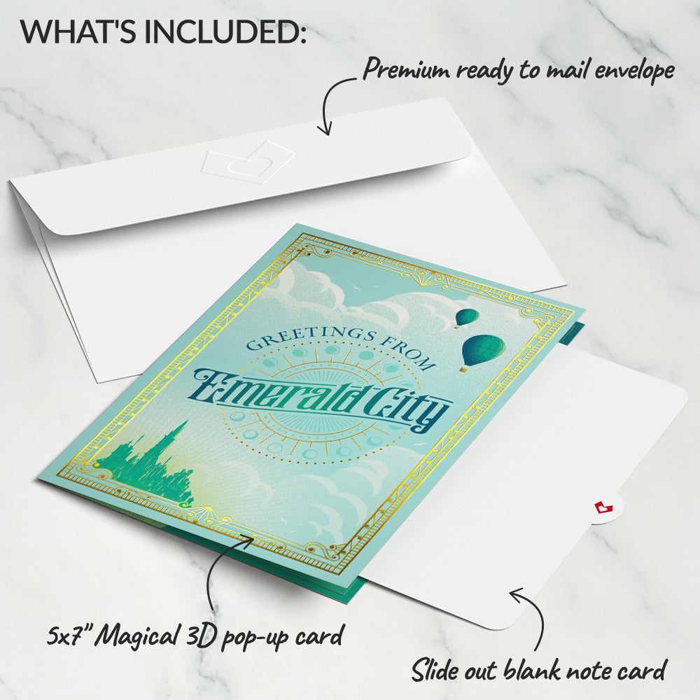 Wicked Greetings from Emerald City Pop-Up Card、mySite、solidvoid