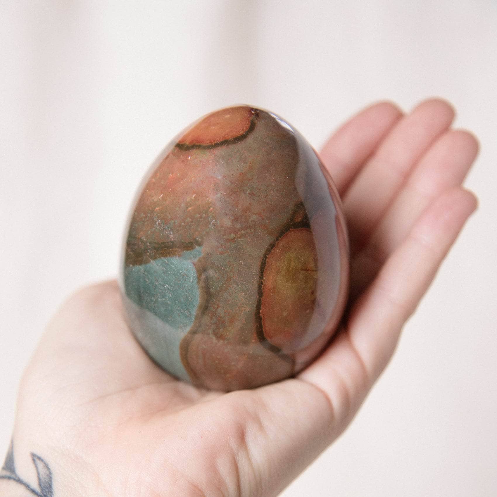 Polychrome Jasper Eggs - AAA Premium Quality、mySite、hinf8tx79
