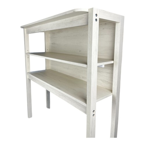  31.5" White and Black color 5-Tier Bakers Rack for Kitchen with Storage, Coffee Bar, Kitchen Shelves, Microwave Stand、、yumabirdnaturehistoryfestival