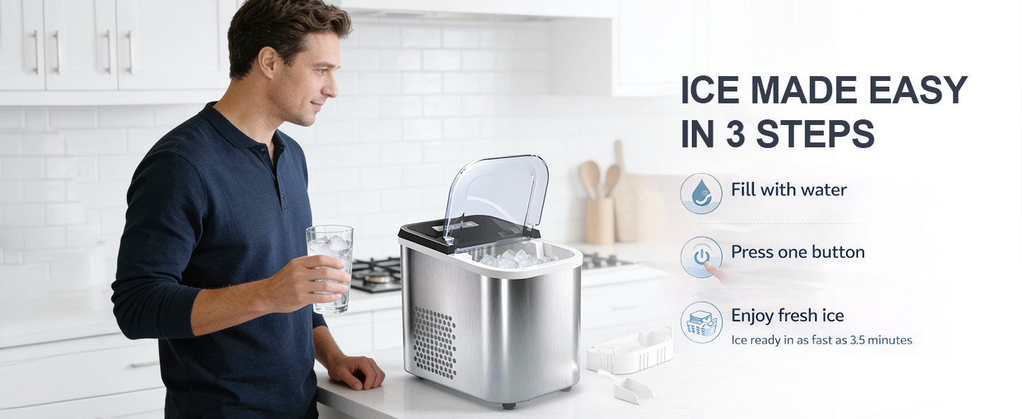 ICE READY IN 3 STEPS