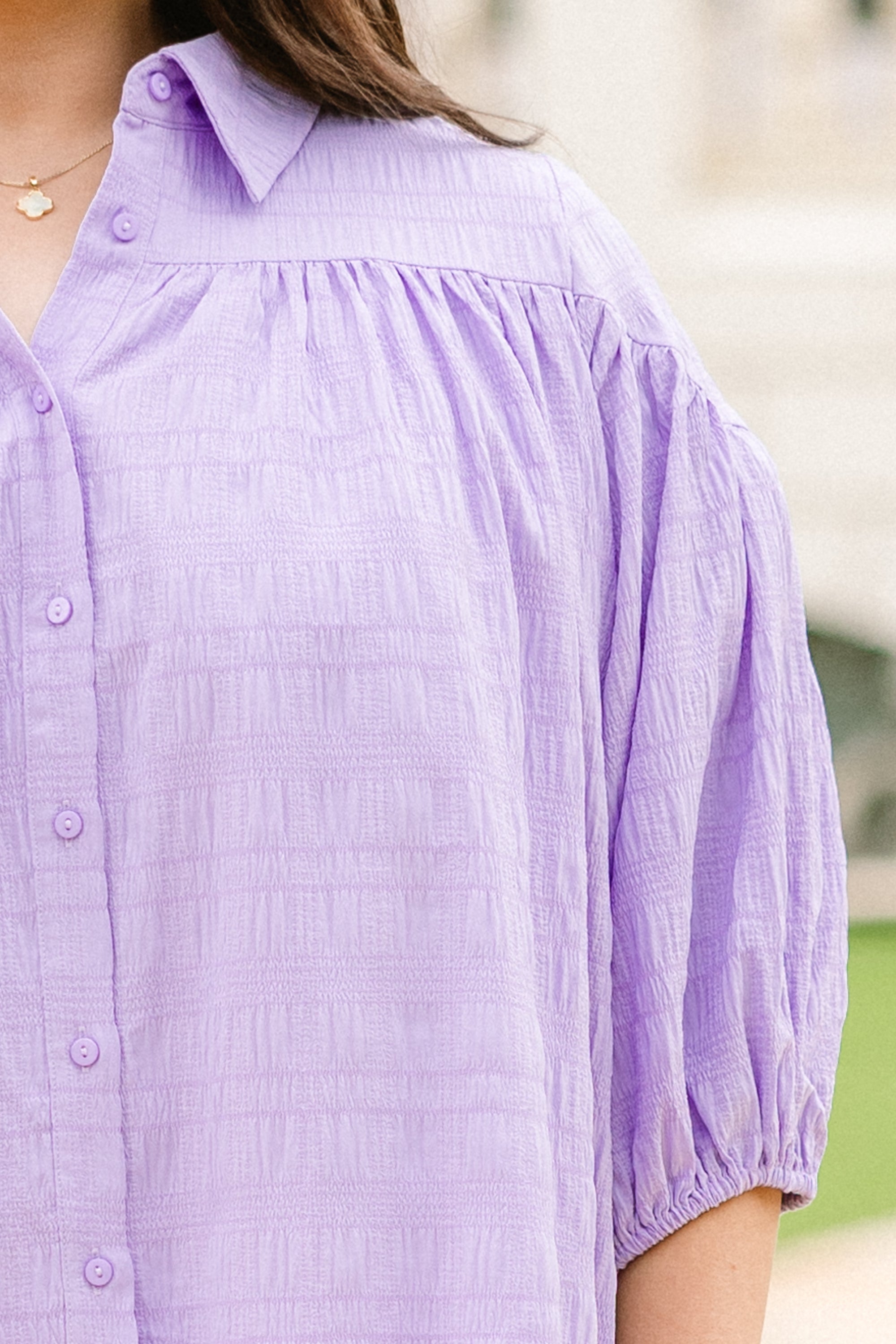  Love Is All Around Blouse, Purple、mySite、justintrudeaud