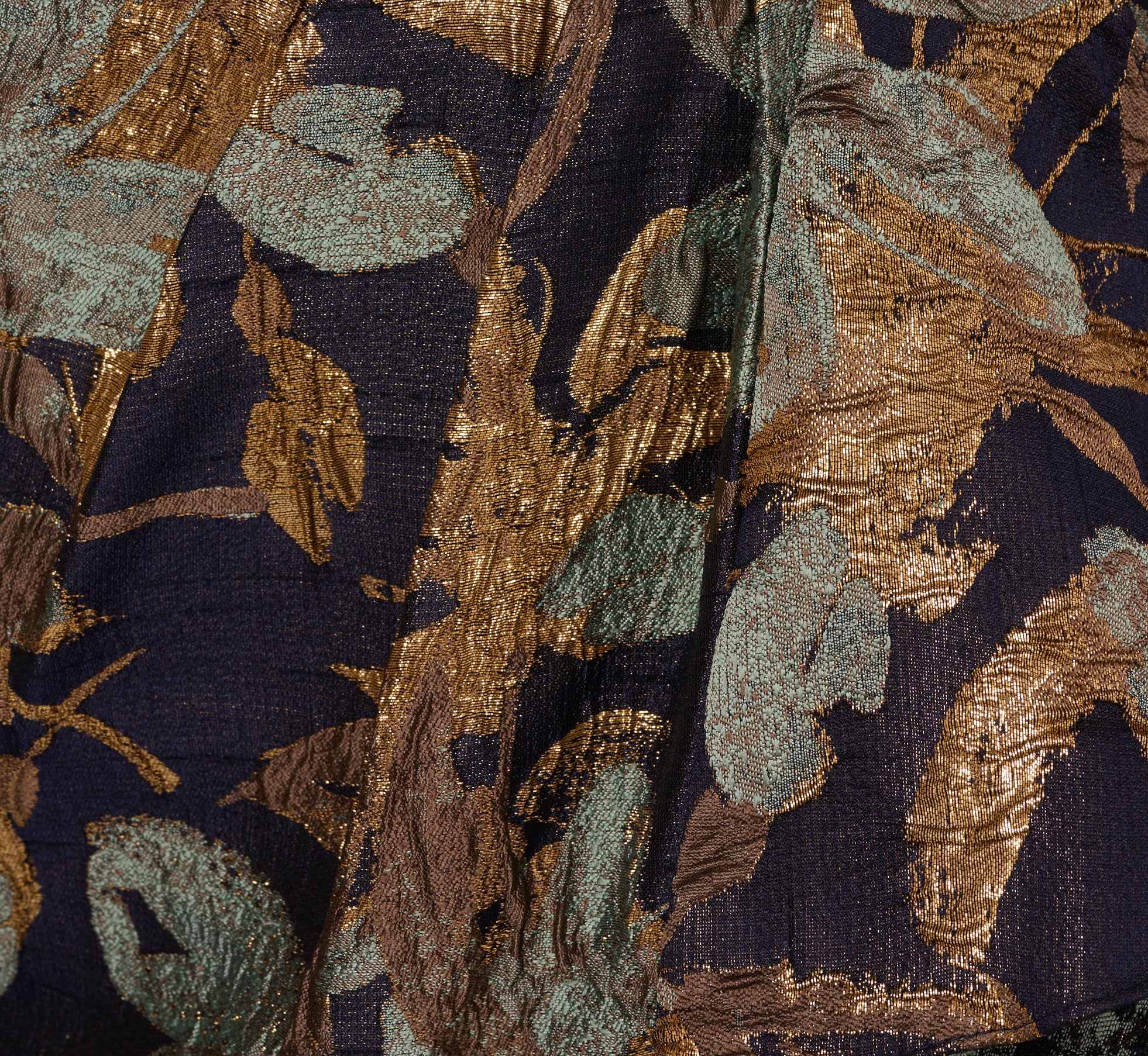 Plus Size One Shoulder Jacquard Dress In Blue Gold、mySite、solidvoid