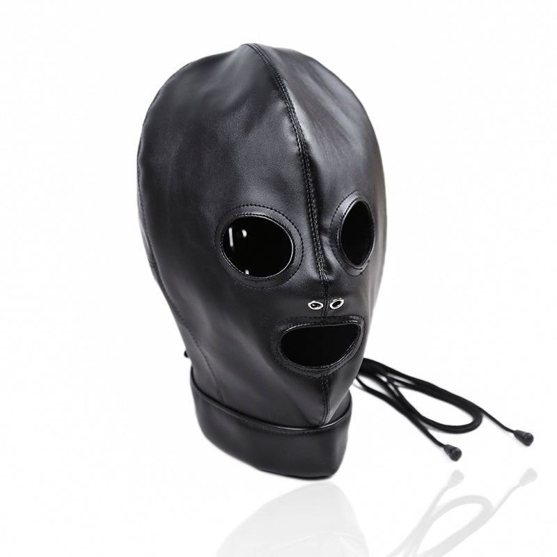 Fetish Lux Macho Head Mask | Eyes & Mouth | Unisex | Vegan Leather、mySite、bottomscart