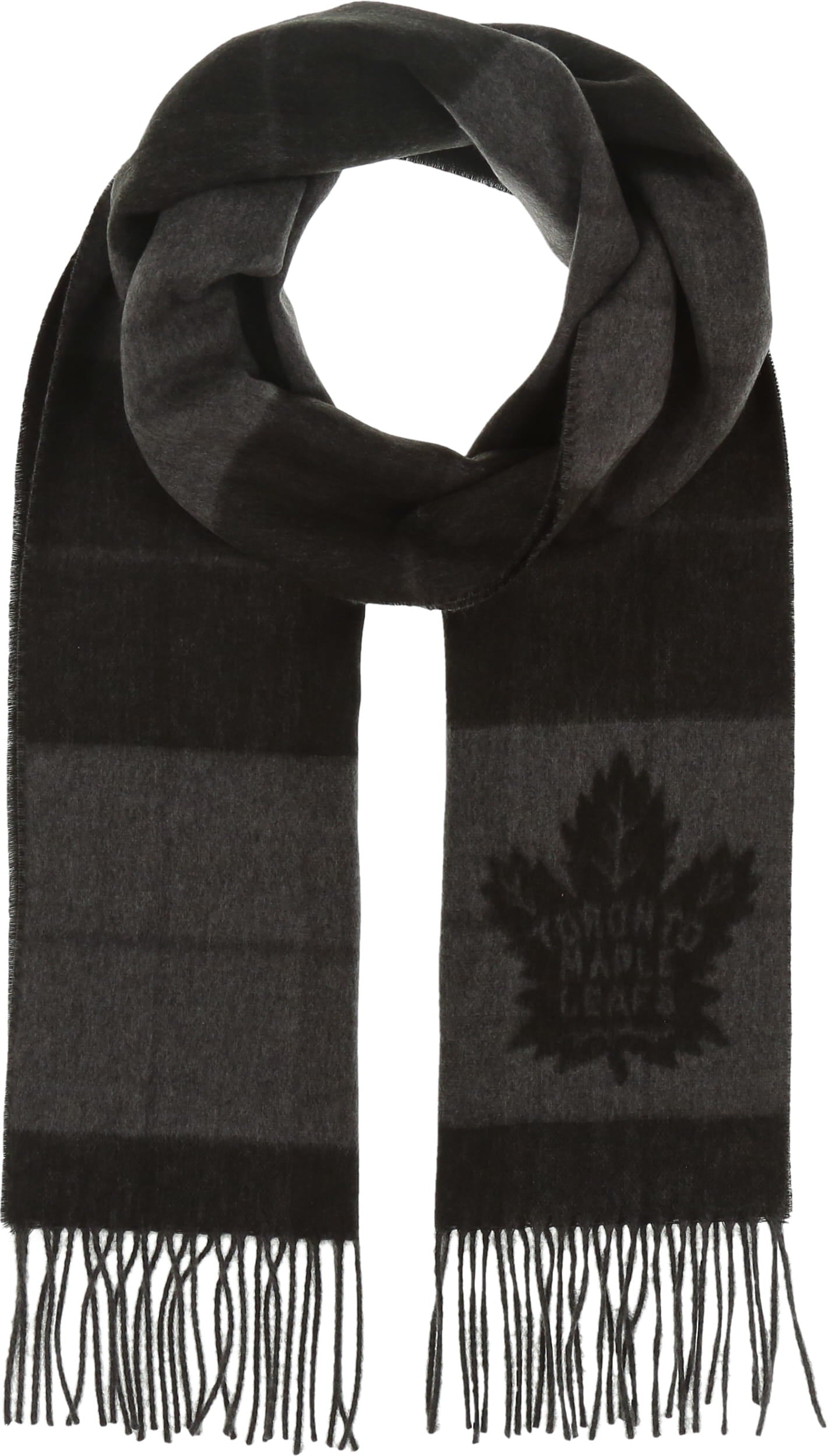 Logo Black Check Scarf、mySite、neckold