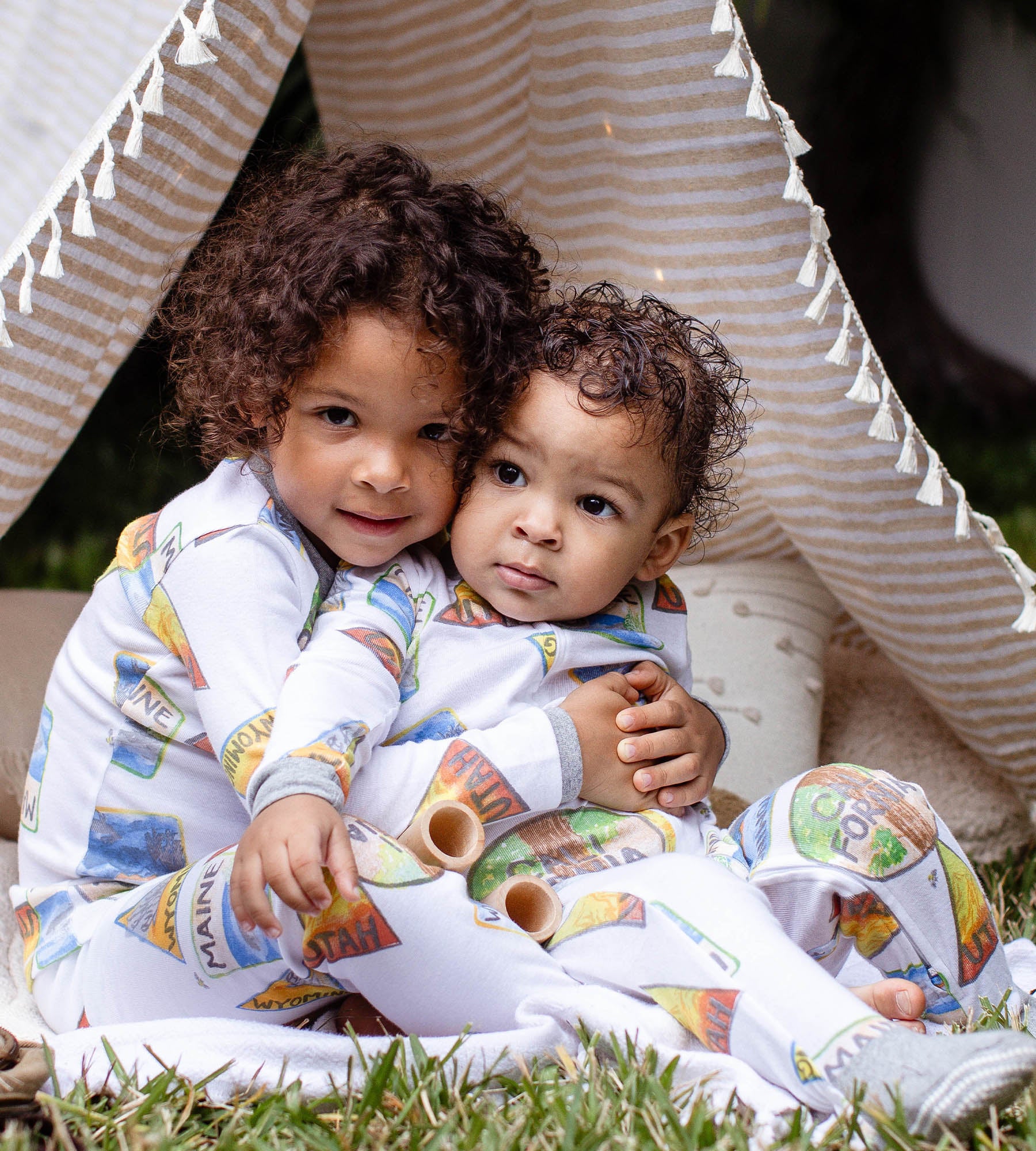  State Park Patches Organic Cotton Two-Piece Pajamas、mySite、layawaytickets