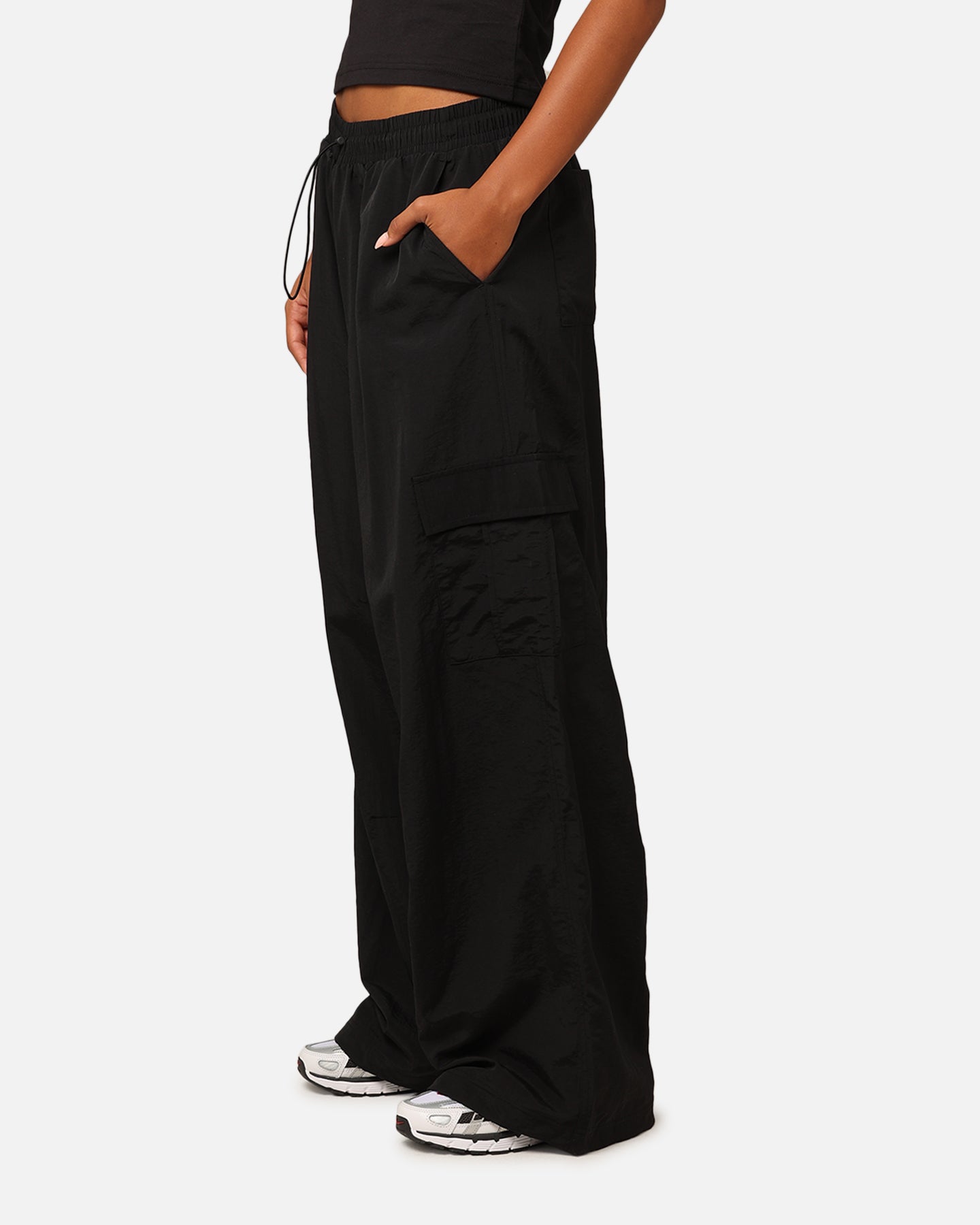 Mitchell & Ness Women's Oakland Raiders Wavey Text Cargo Pants Black、mySite、zt4zffjzw