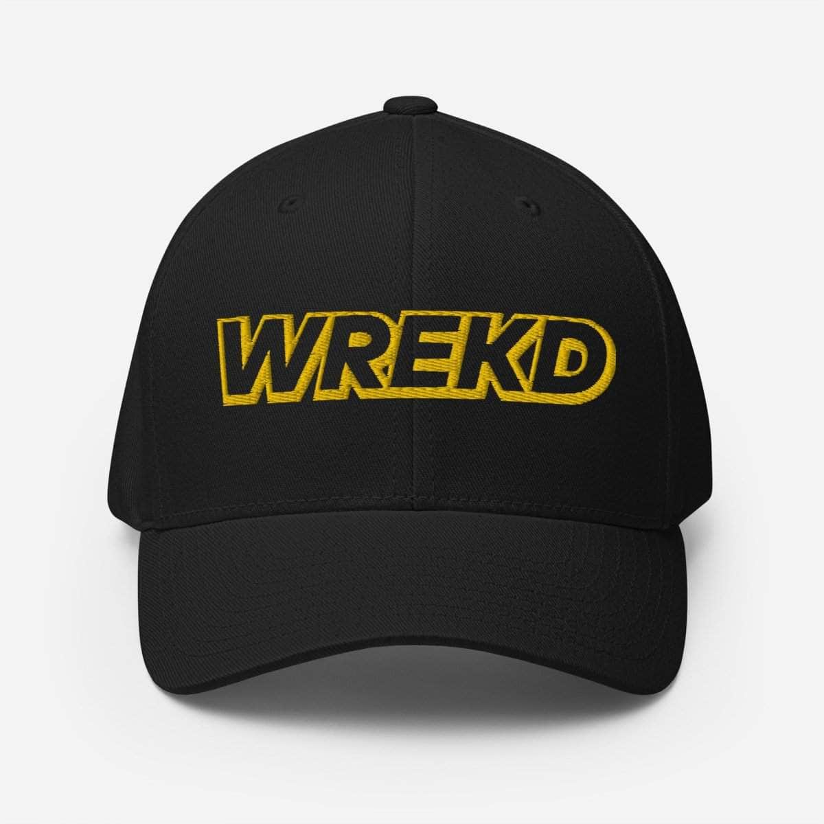  WREKD Yellow Embroidered Structured Twill Cap、mySite、merchandisen