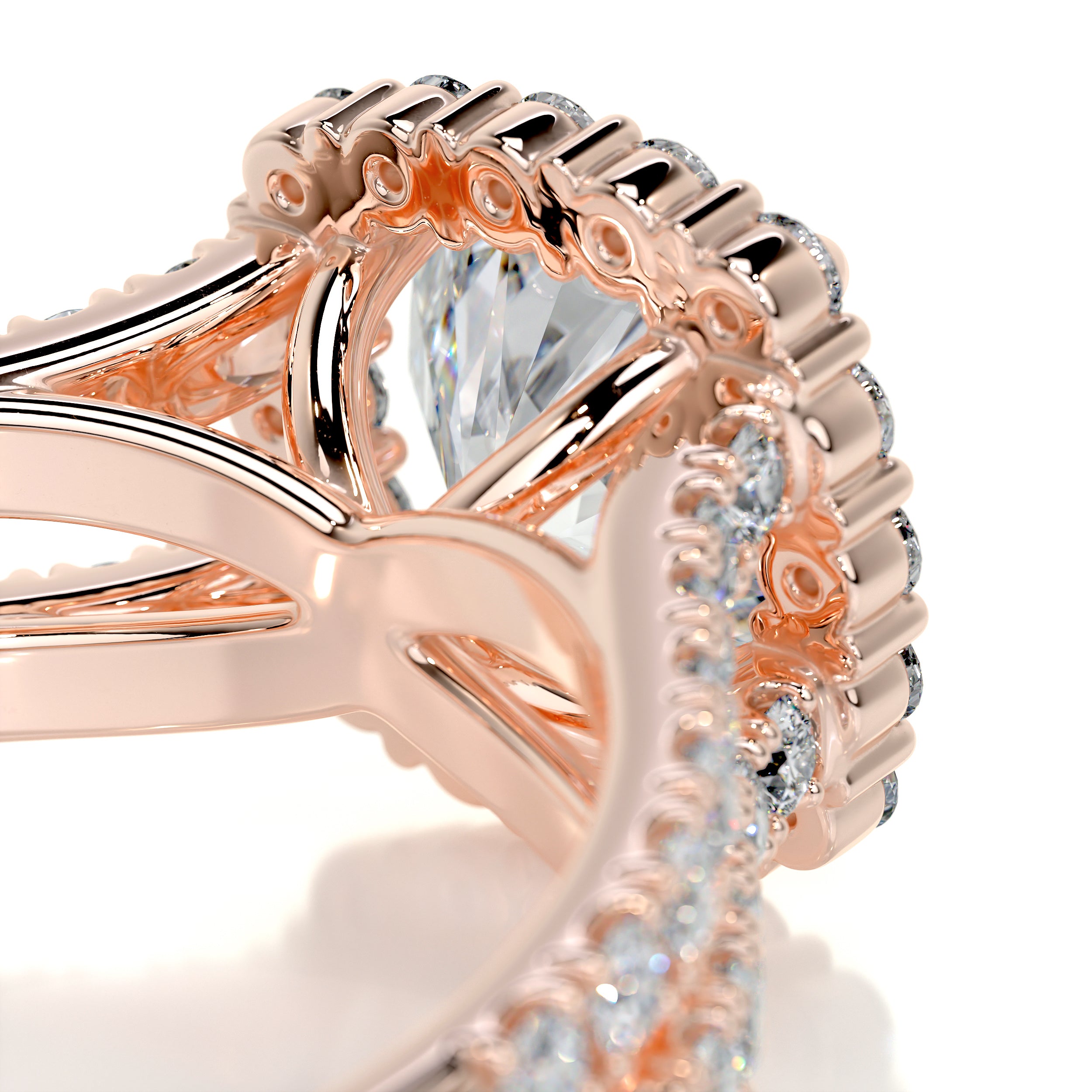 Hilary Diamond Engagement Ring -14K Rose Gold、mySite、hinf8tx79
